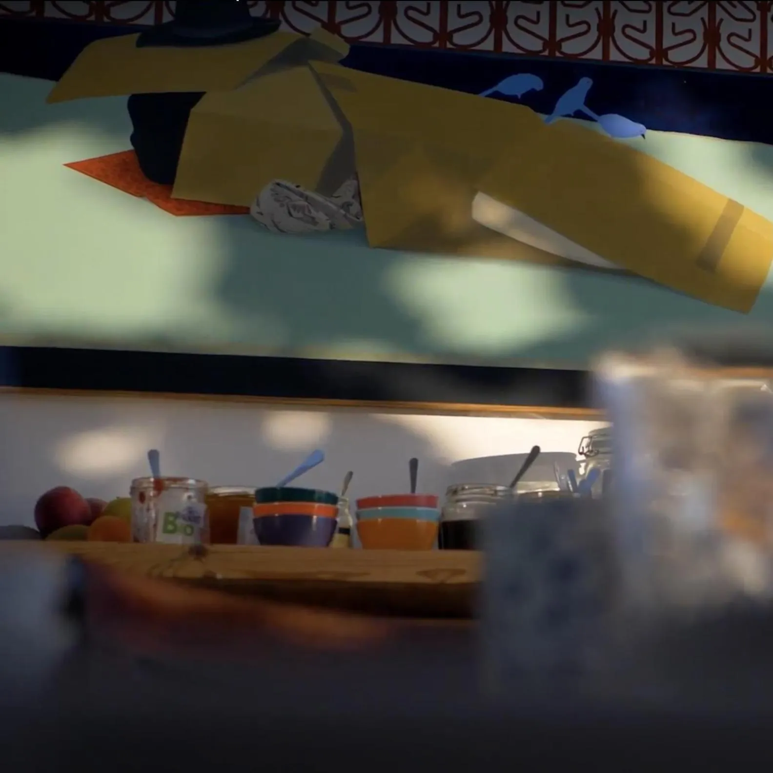 Buffet breakfast in La Houache Chambres d'Hôtes