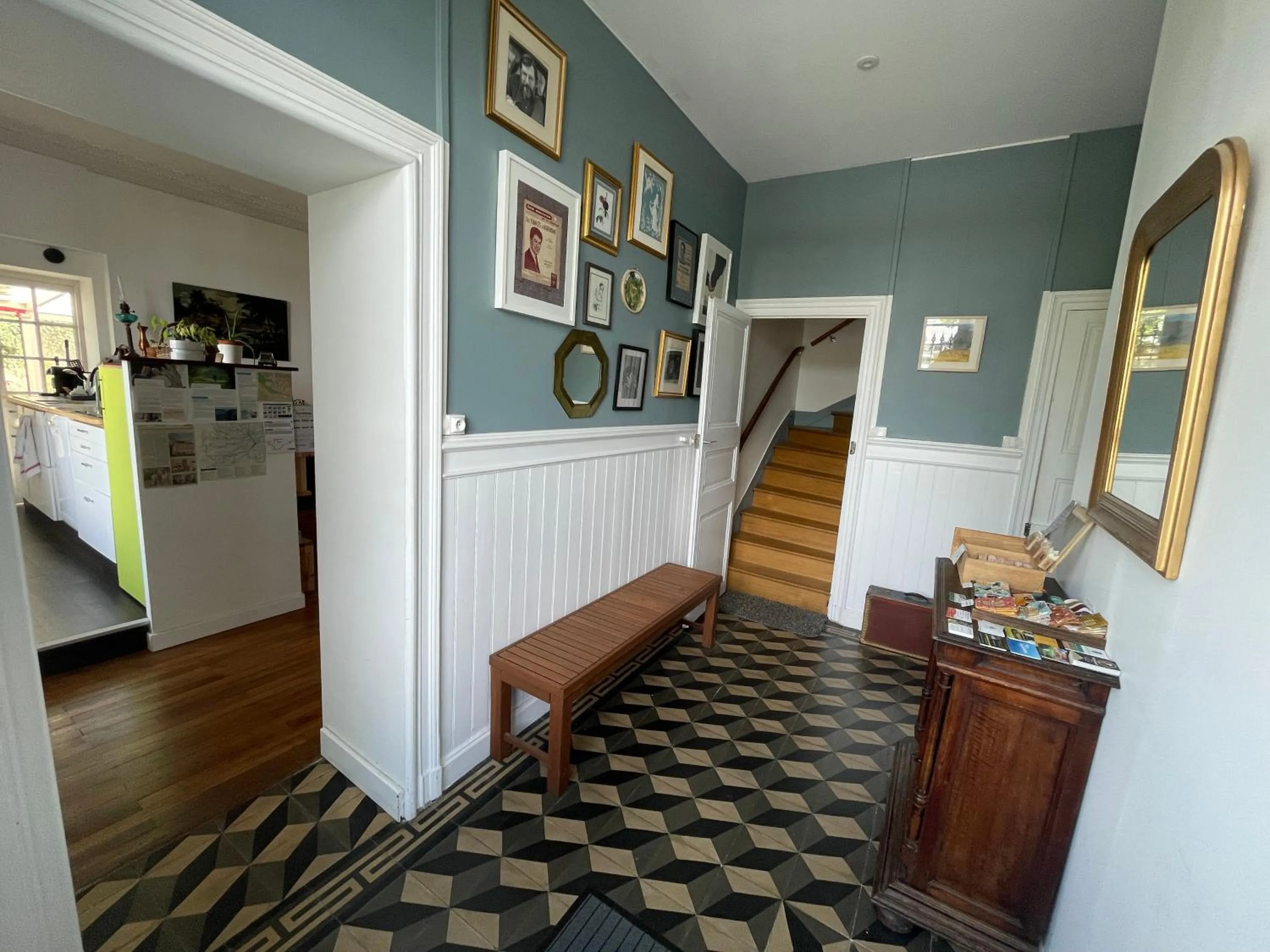 Lobby or reception in La Houache Chambres d'Hôtes