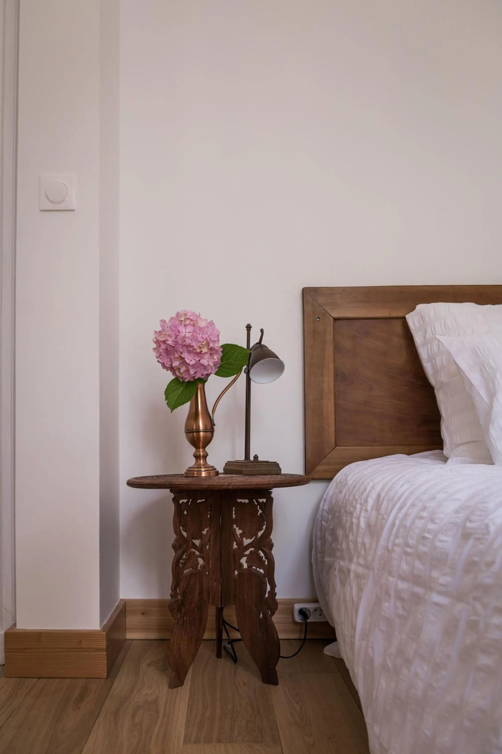 Bed in La Houache Chambres d'Hôtes