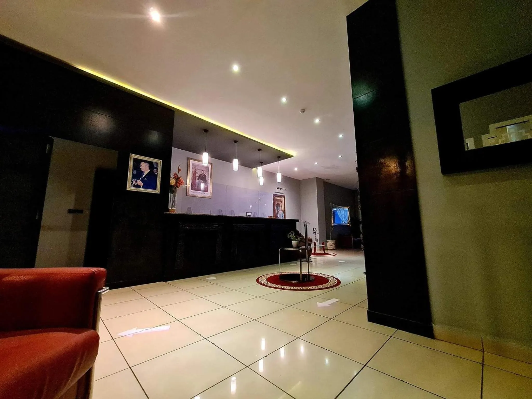 Lobby or reception in Hotel La Corniche Fnideq