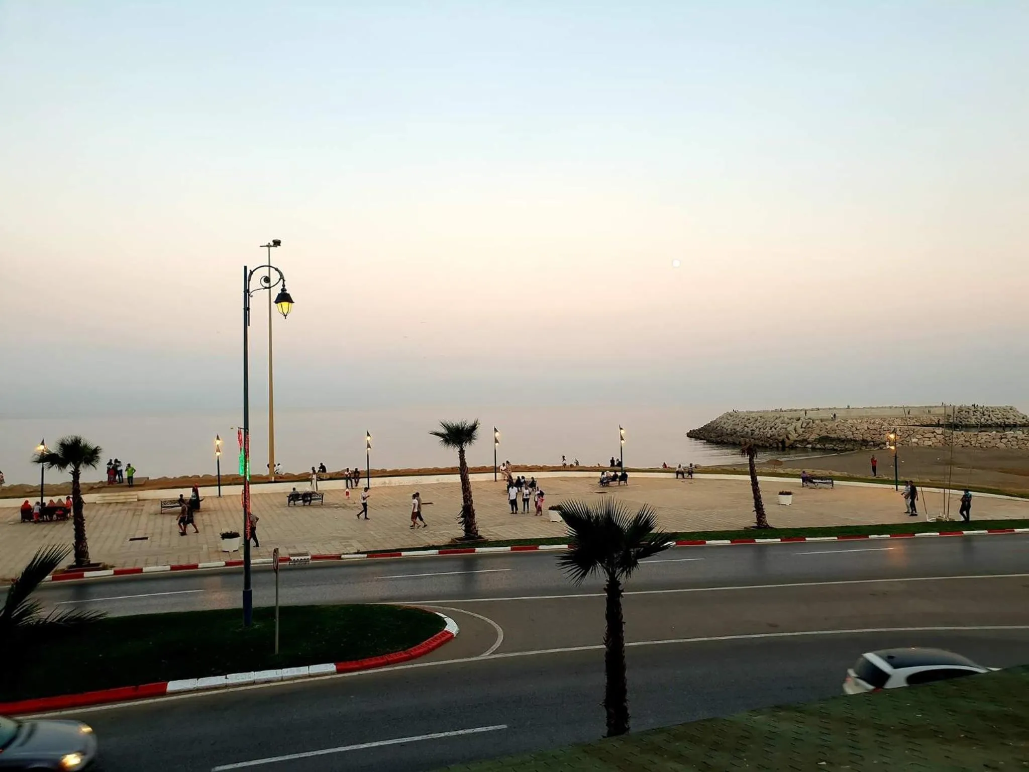 Sunset in Hotel La Corniche Fnideq