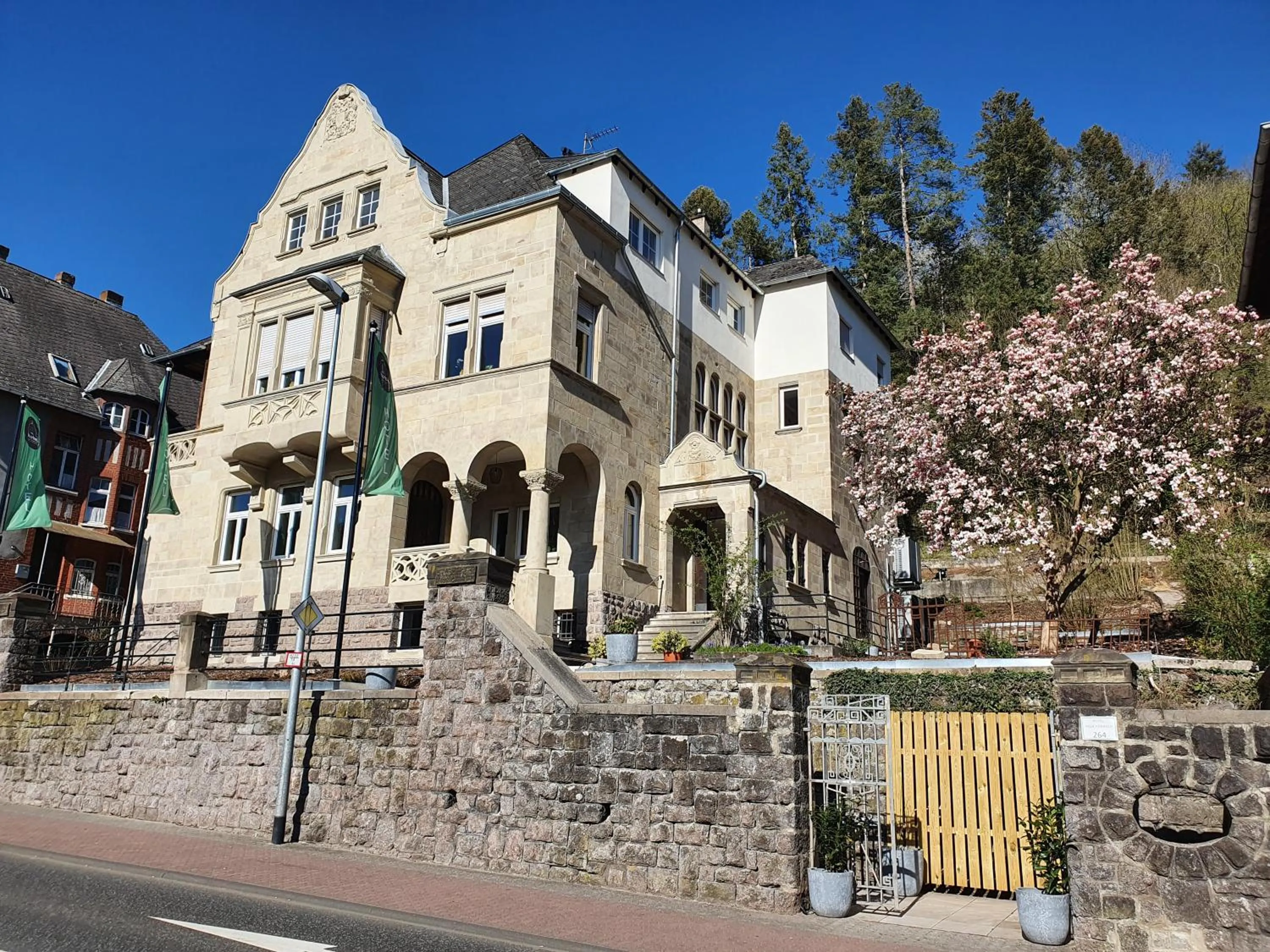Property building in Boutique Hotel Villa Horbach