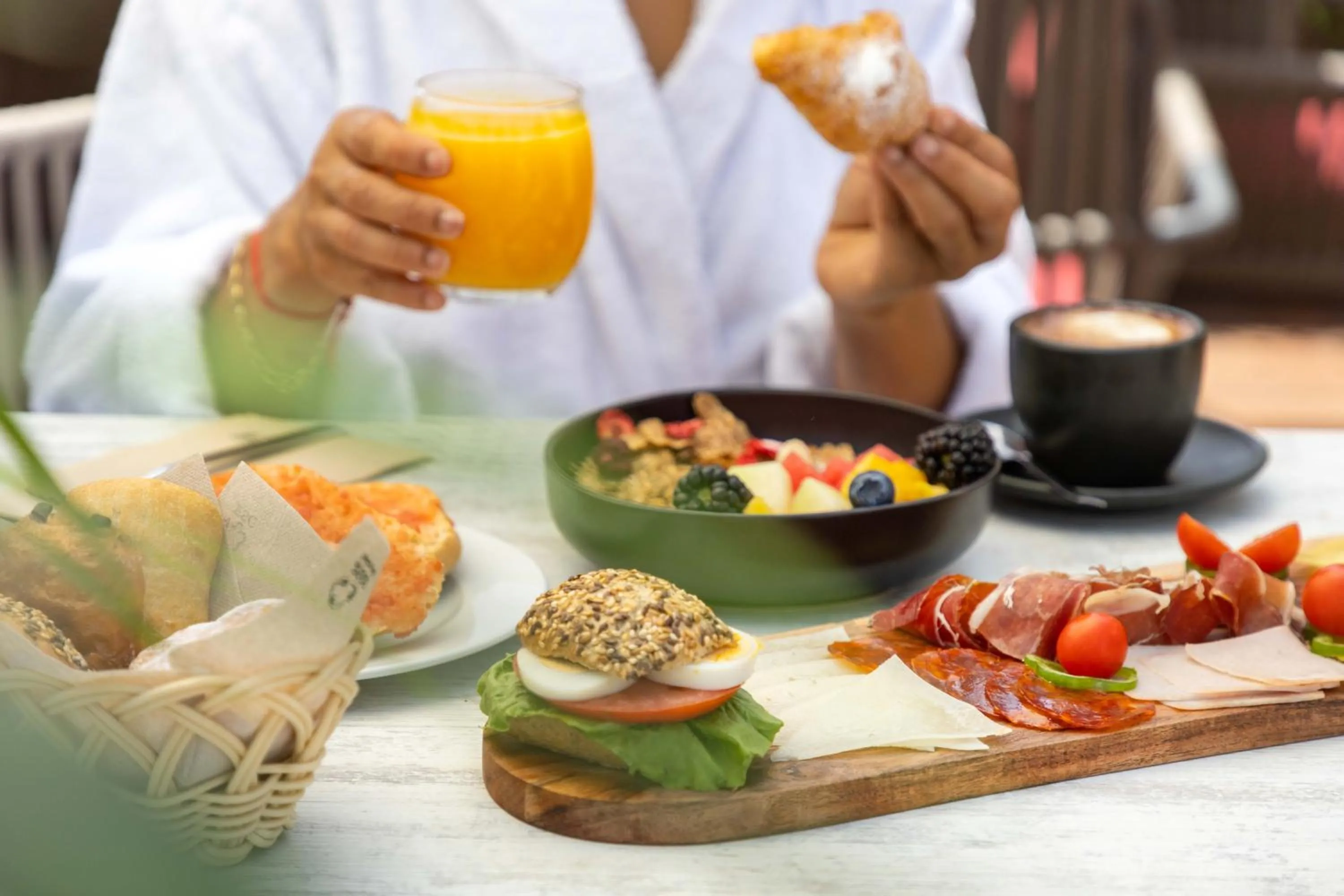 Breakfast in JOE'S GOMILA BOUTIQUE HOTEL