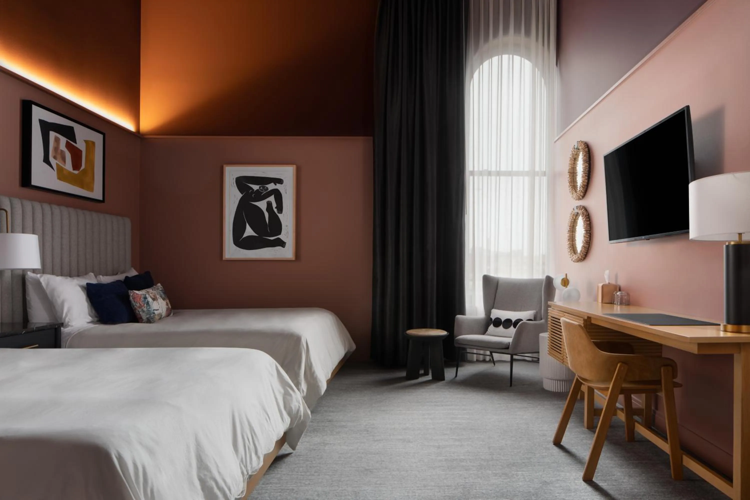 Bedroom, Bed in Kinn Guesthouse Downtown