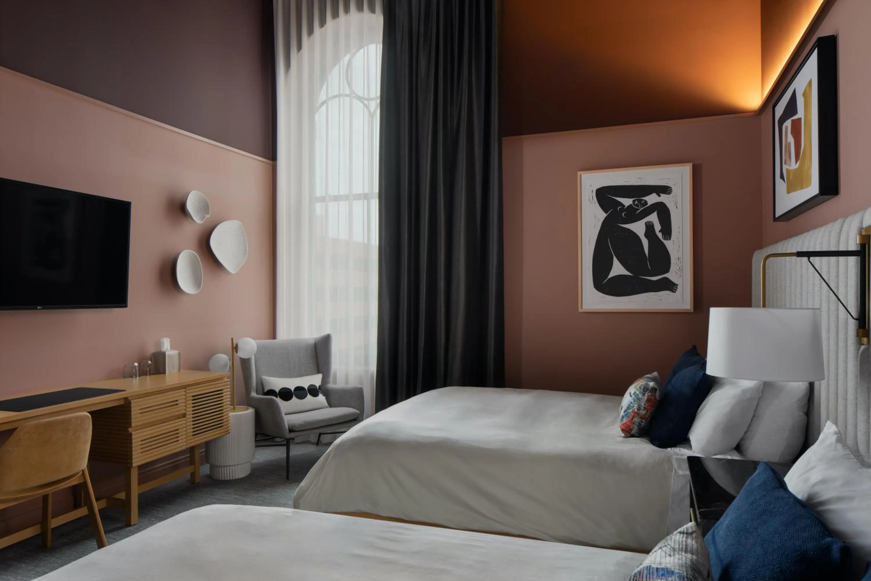 Bedroom, Bed in Kinn Guesthouse Downtown