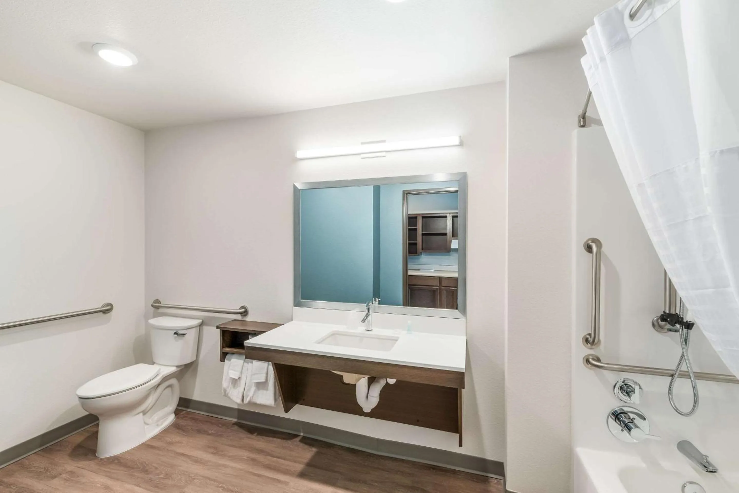Bathroom in WoodSpring Suites Tucson-South