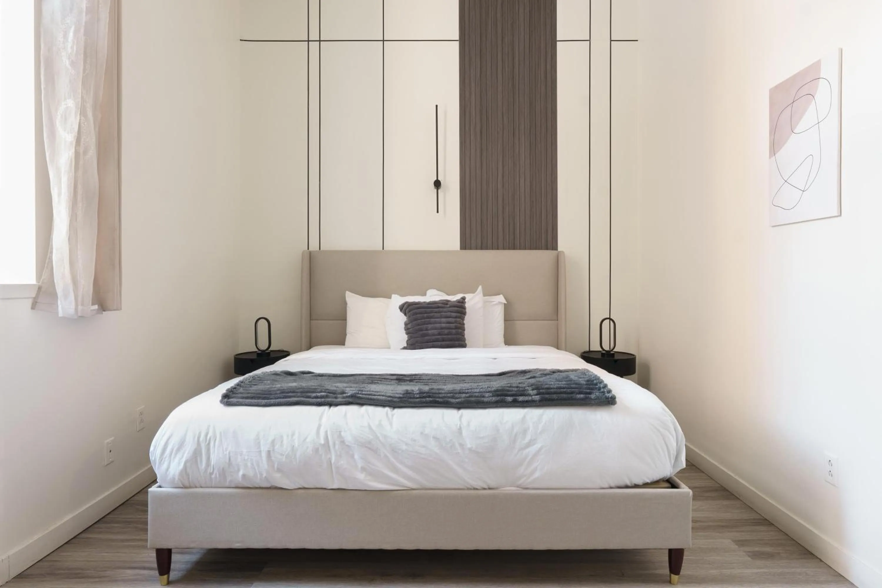 Bed in Hotel Auberge Manoir Ville Marie