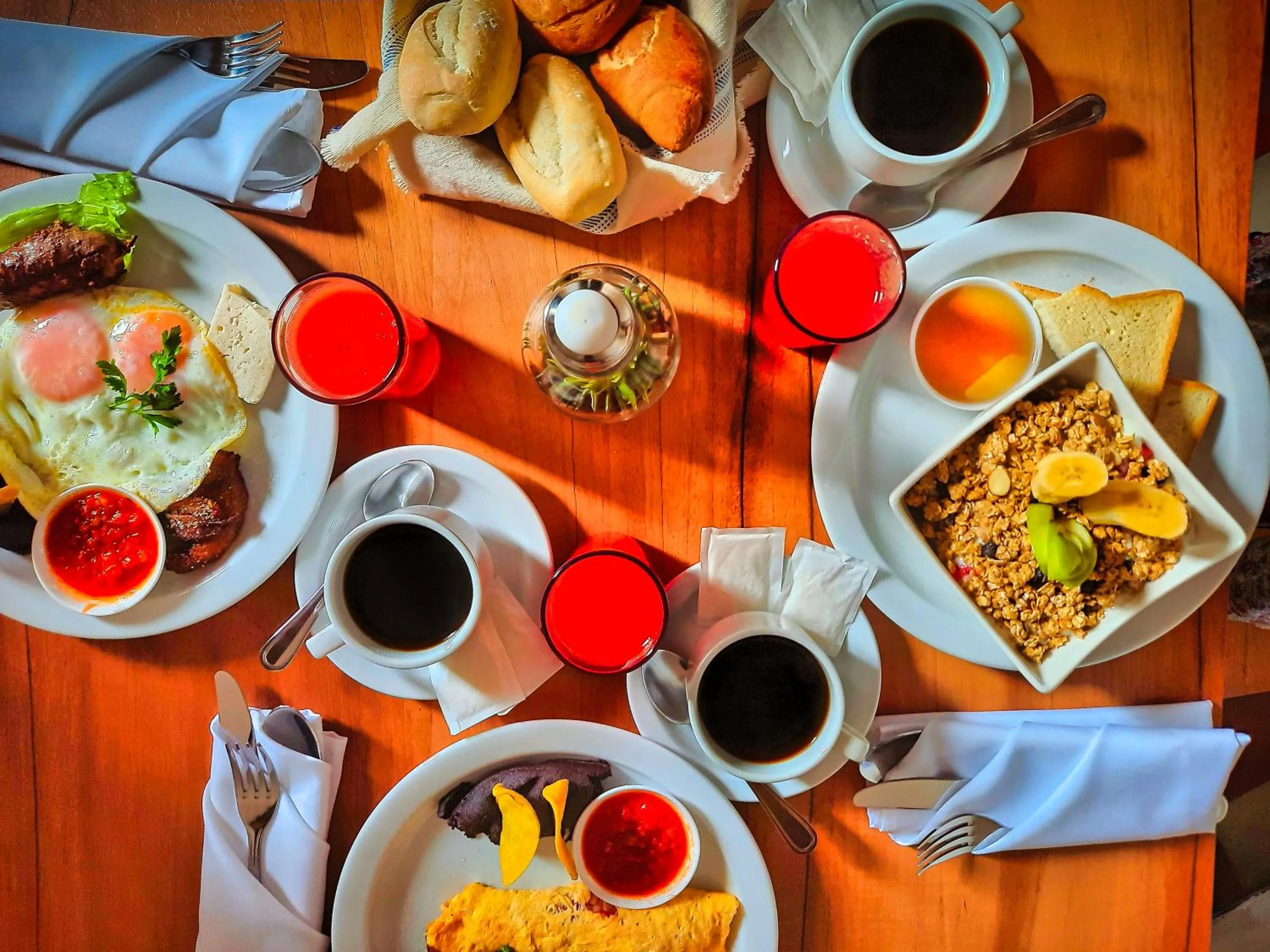 Breakfast in Hotel Maya Ik'