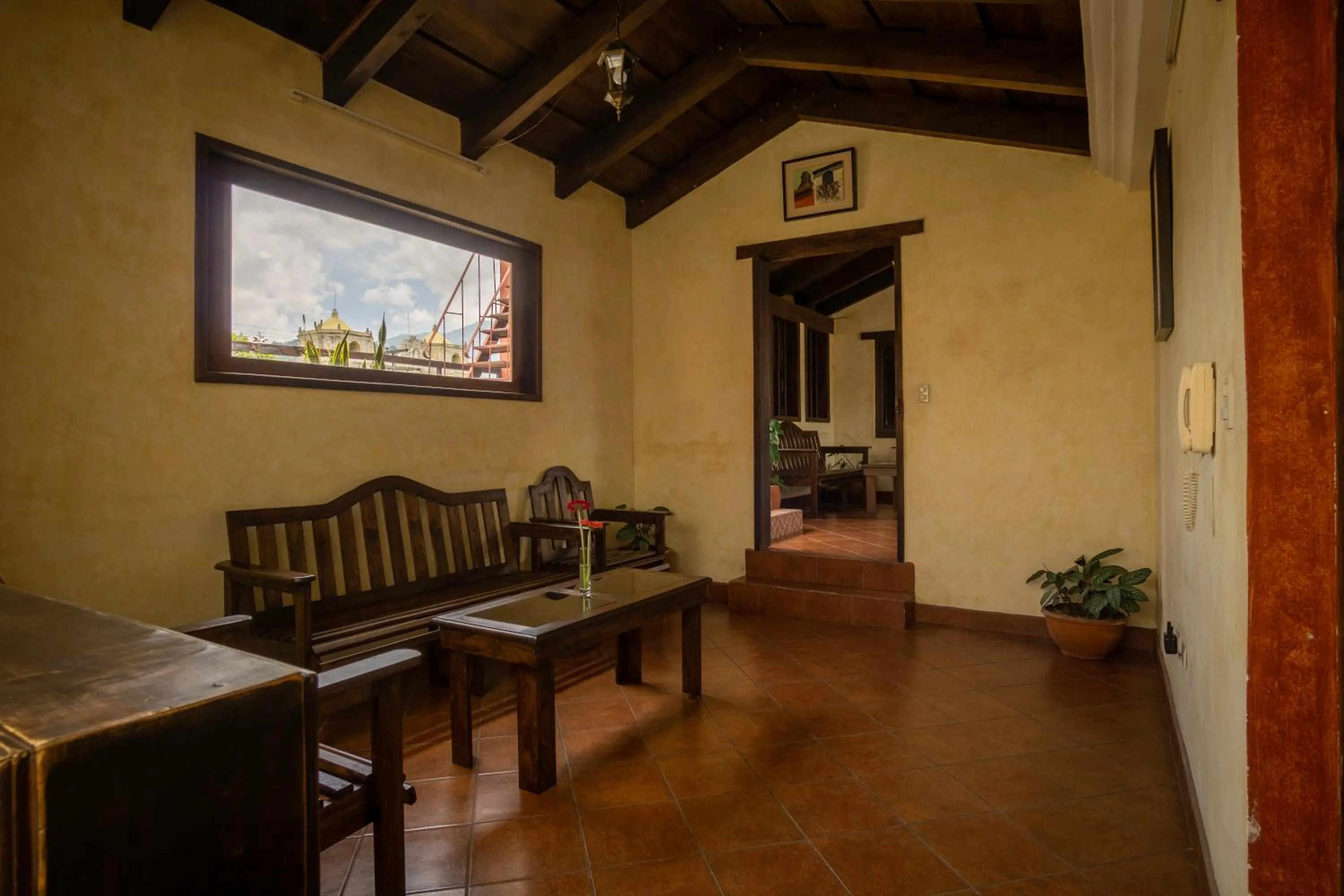 Patio in Hotel Maya Ik'