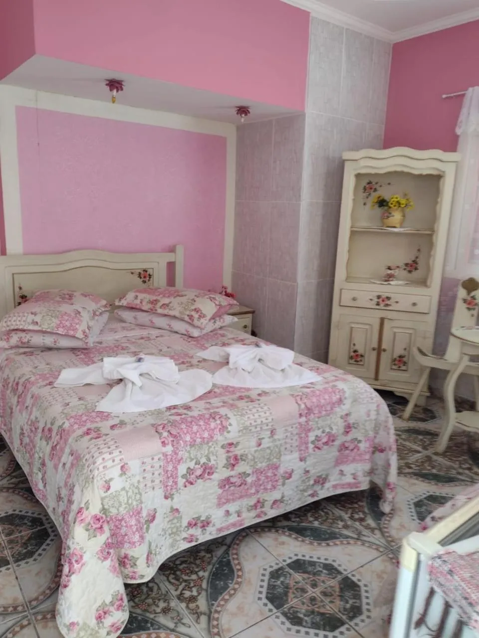 Bed in Pousada Oca Porã