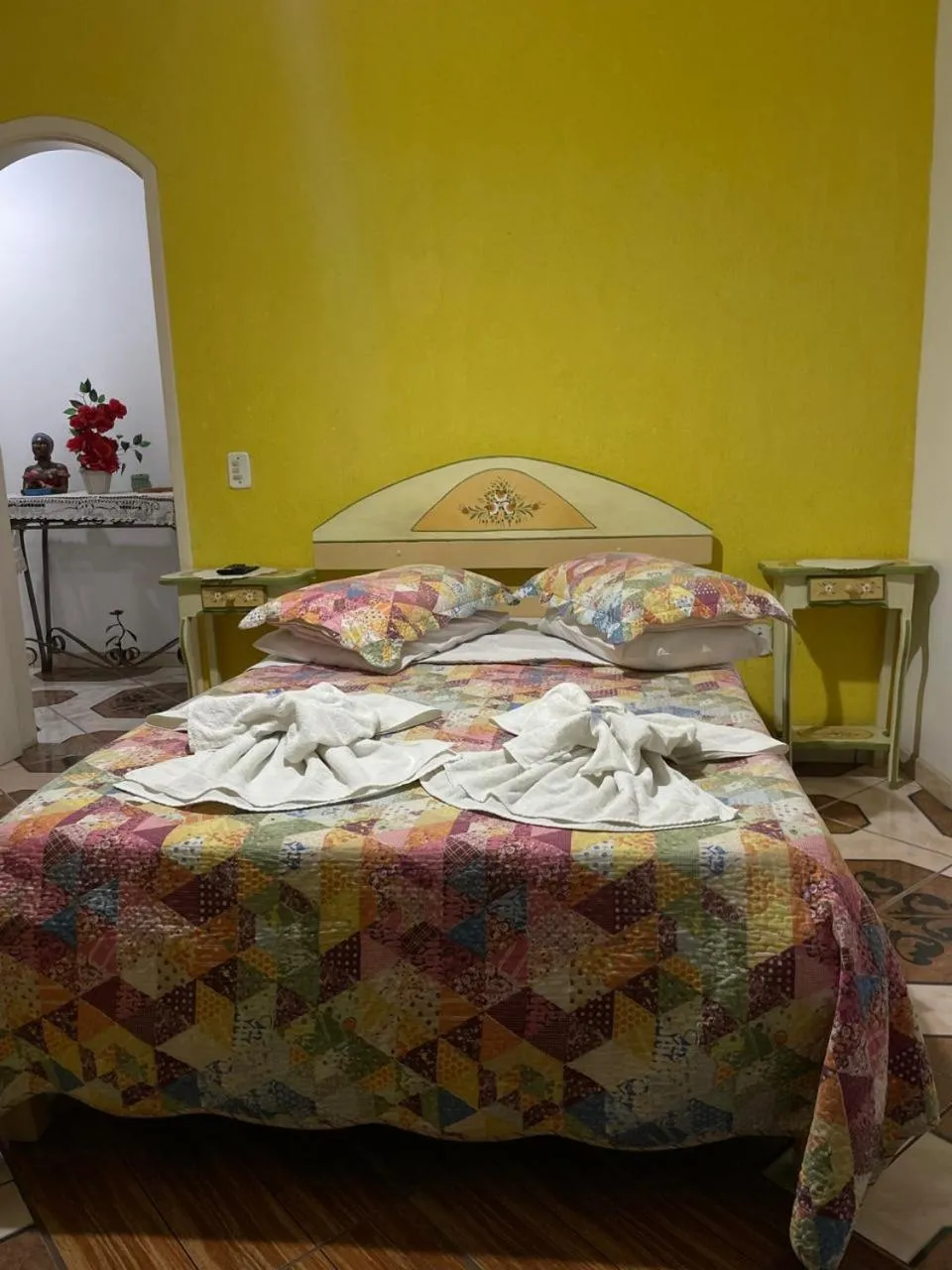 Bed in Pousada Oca Porã