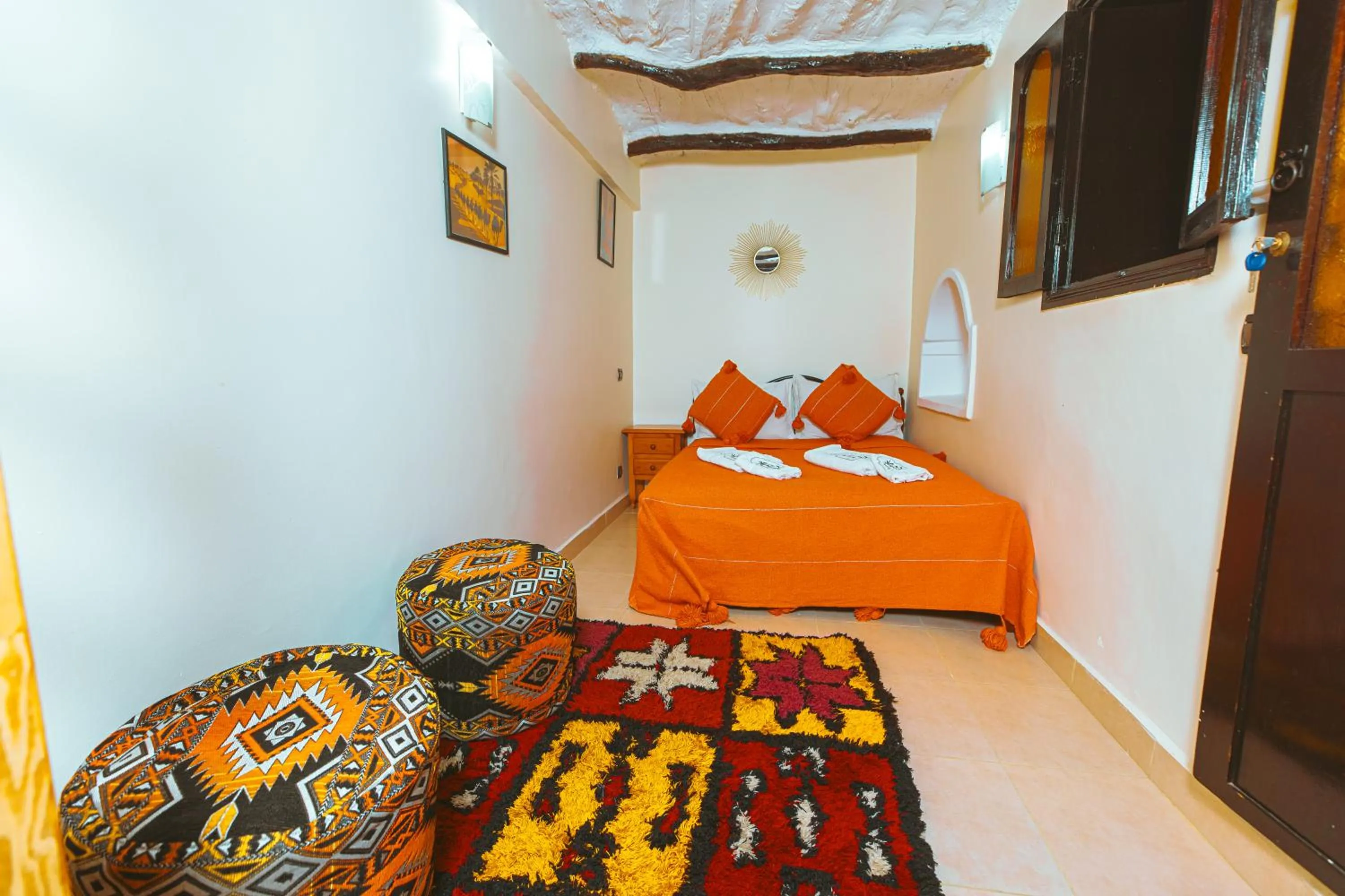 Bed in Riad Benyara