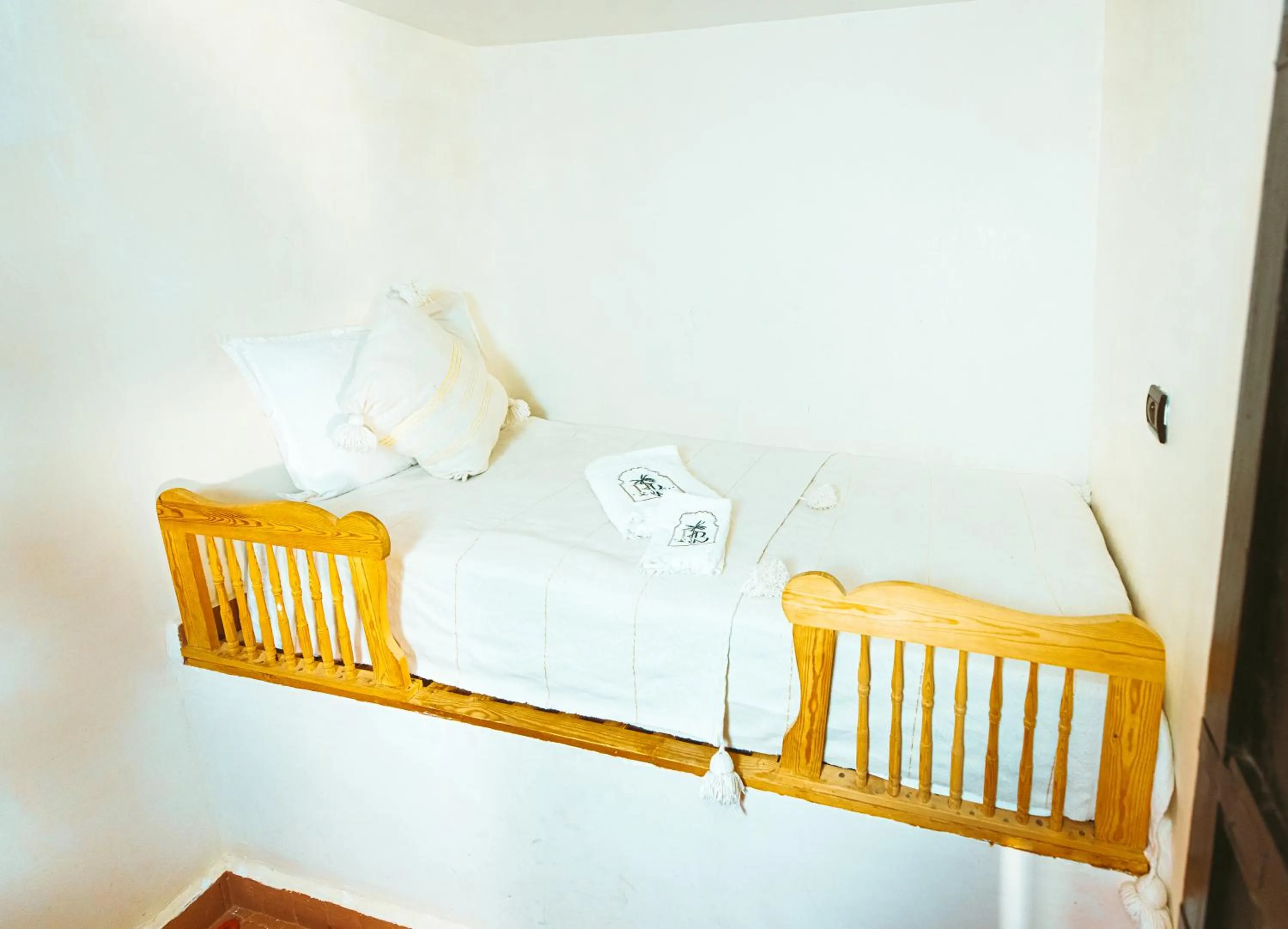 Bed in Riad Benyara