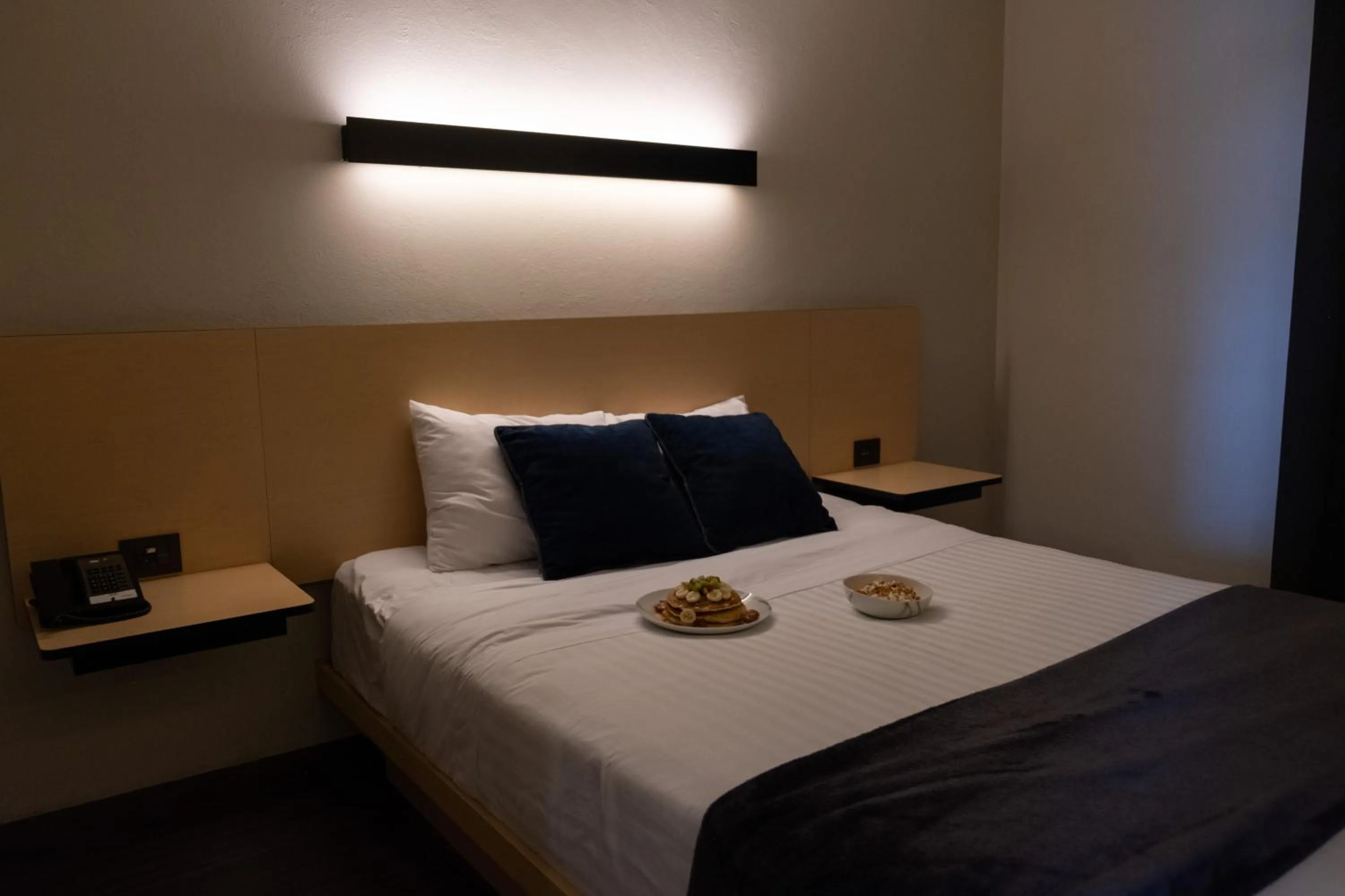 Bed in BV Hotel Atlixco