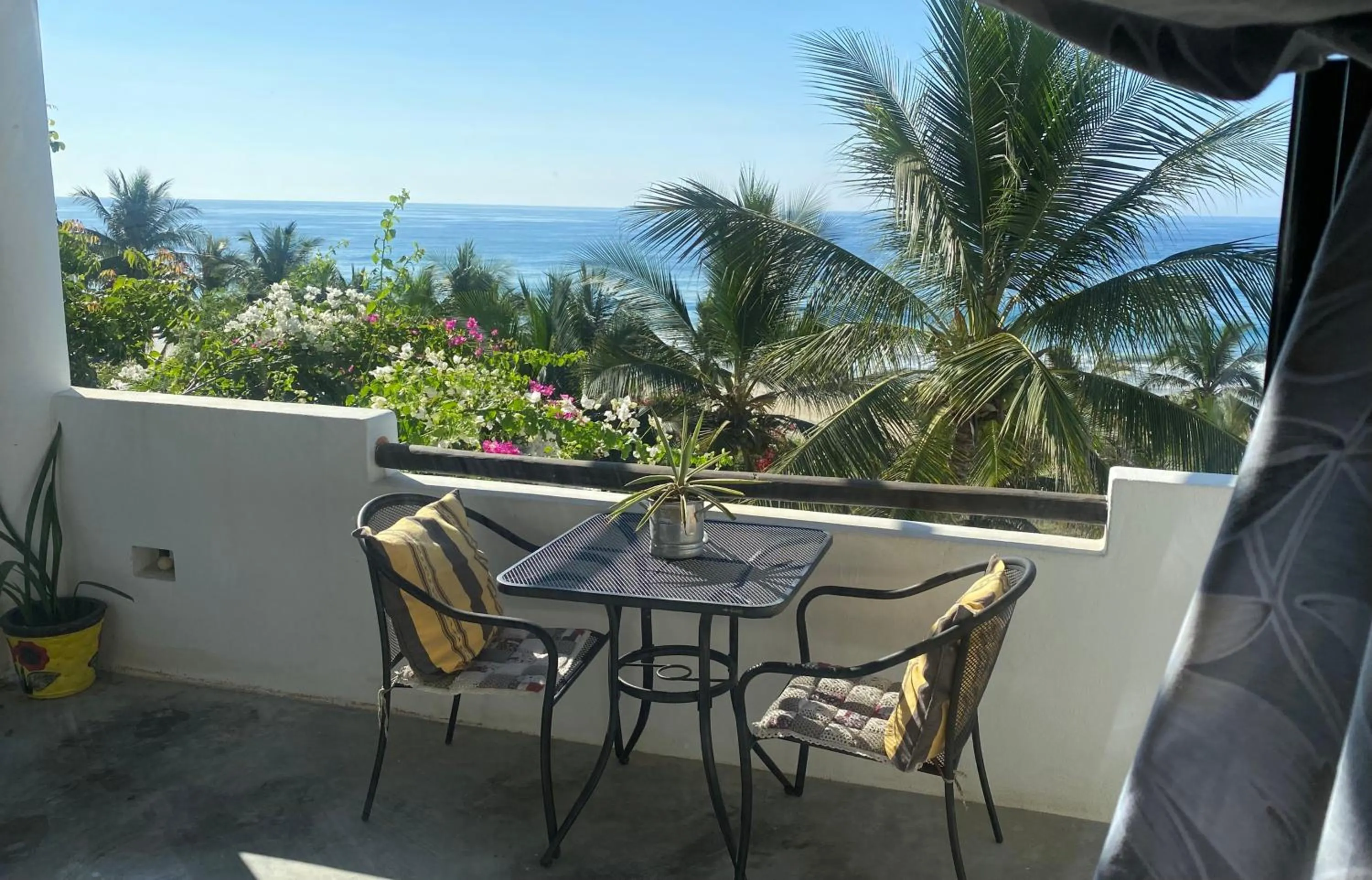 Patio in Beachfront Paradise Boutique Hotel