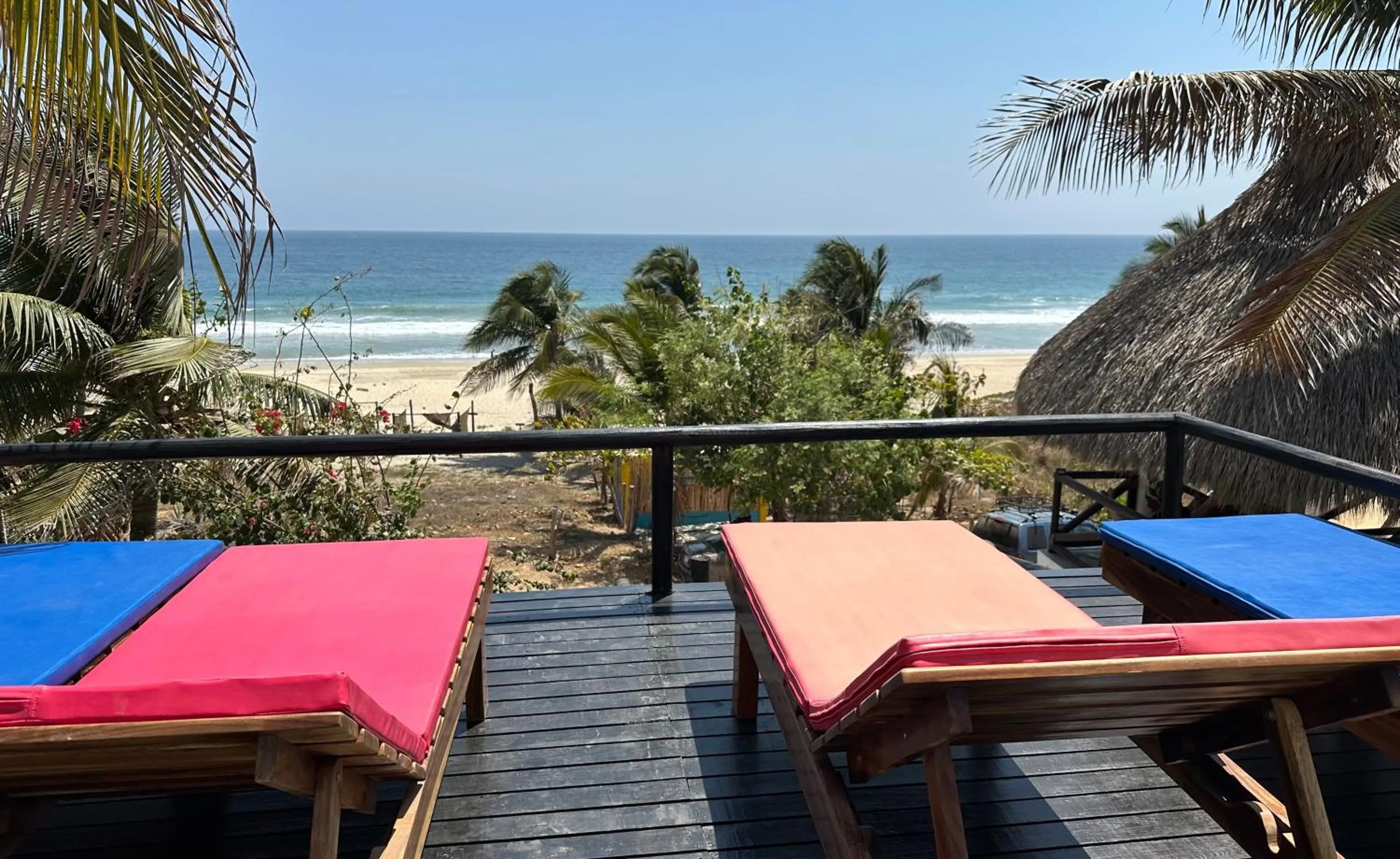 Balcony/Terrace in Beachfront Paradise Boutique Hotel