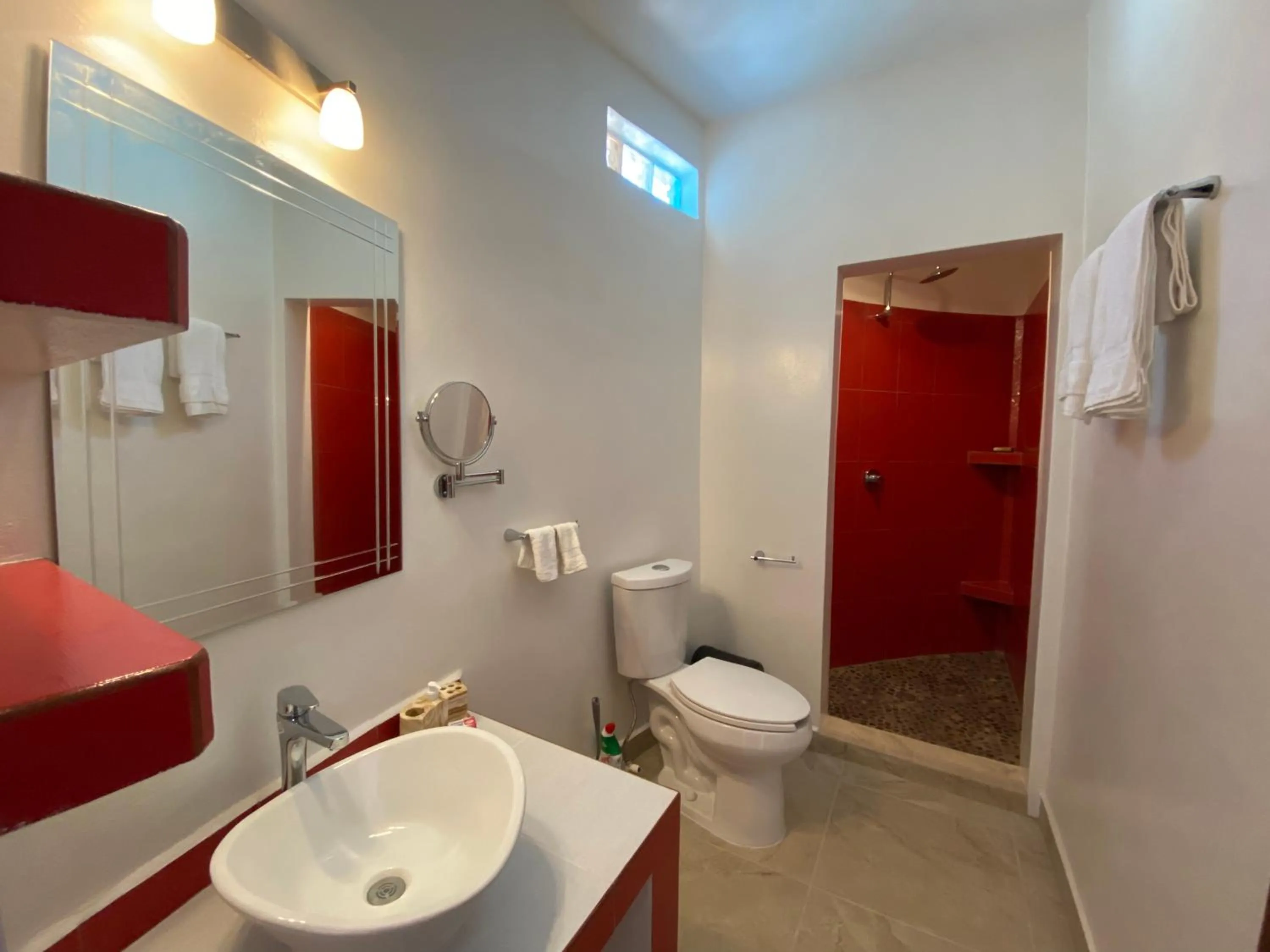 Bathroom in Beachfront Paradise Boutique Hotel