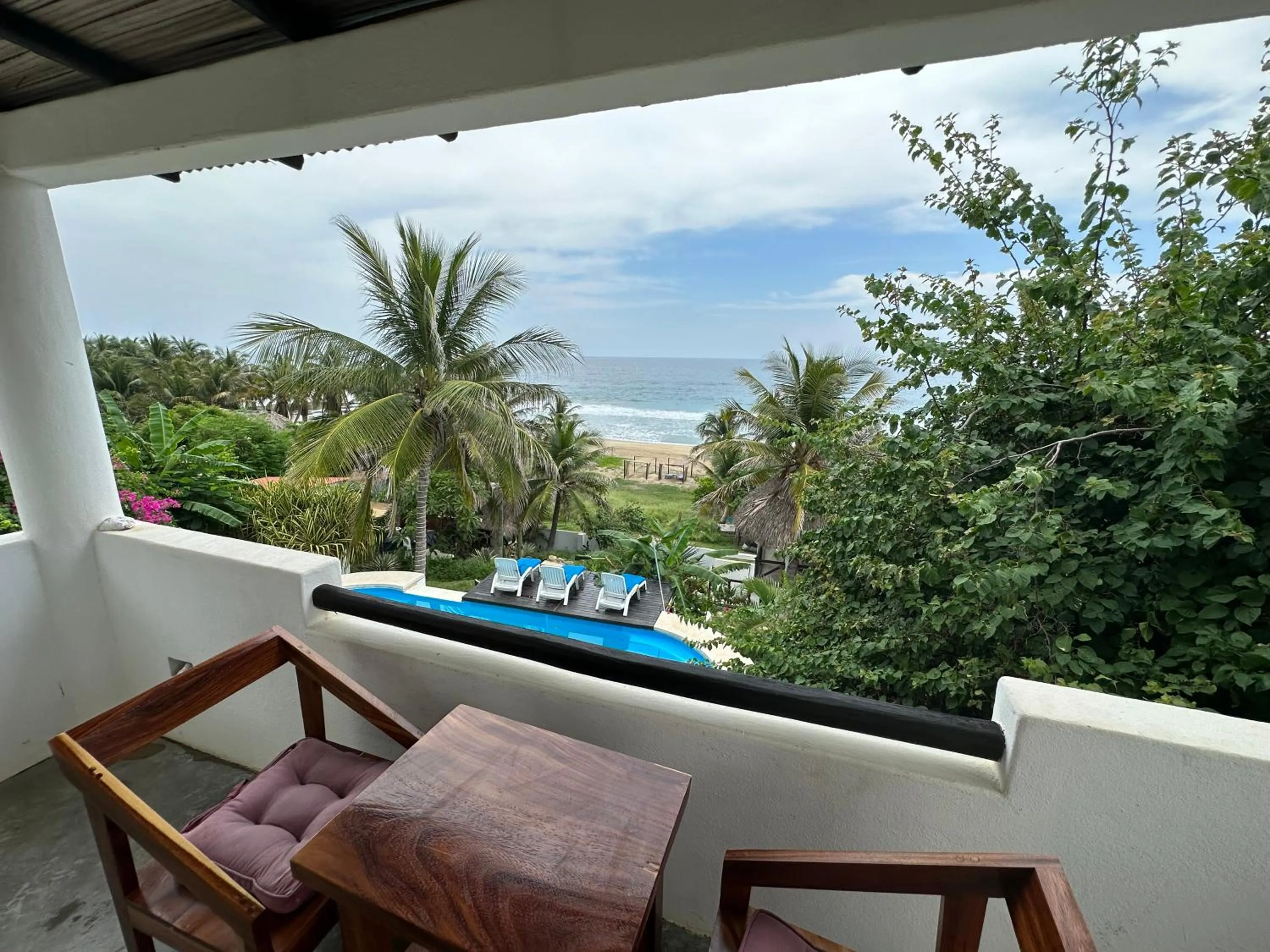Patio in Beachfront Paradise Boutique Hotel