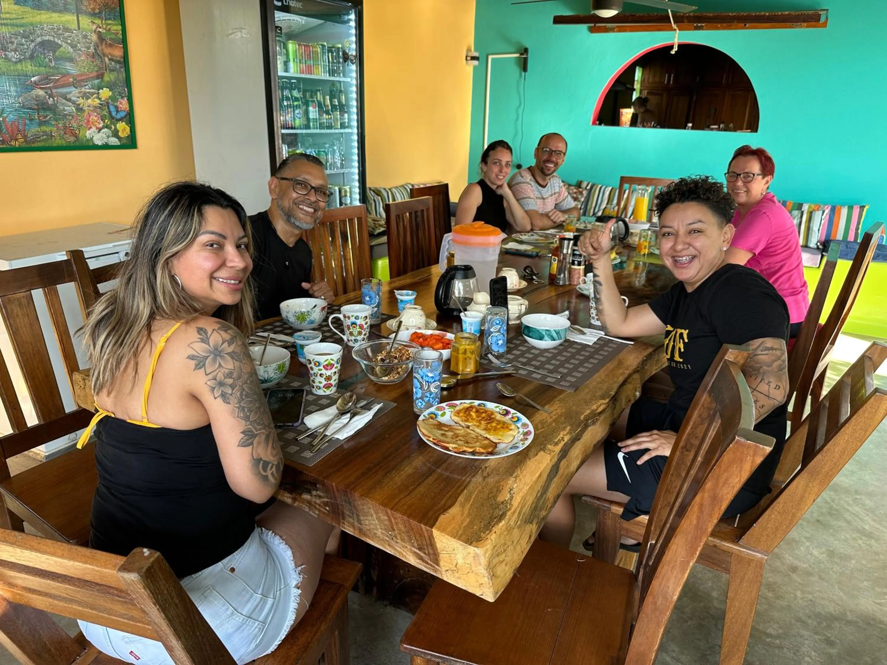 Breakfast in Beachfront Paradise Boutique Hotel