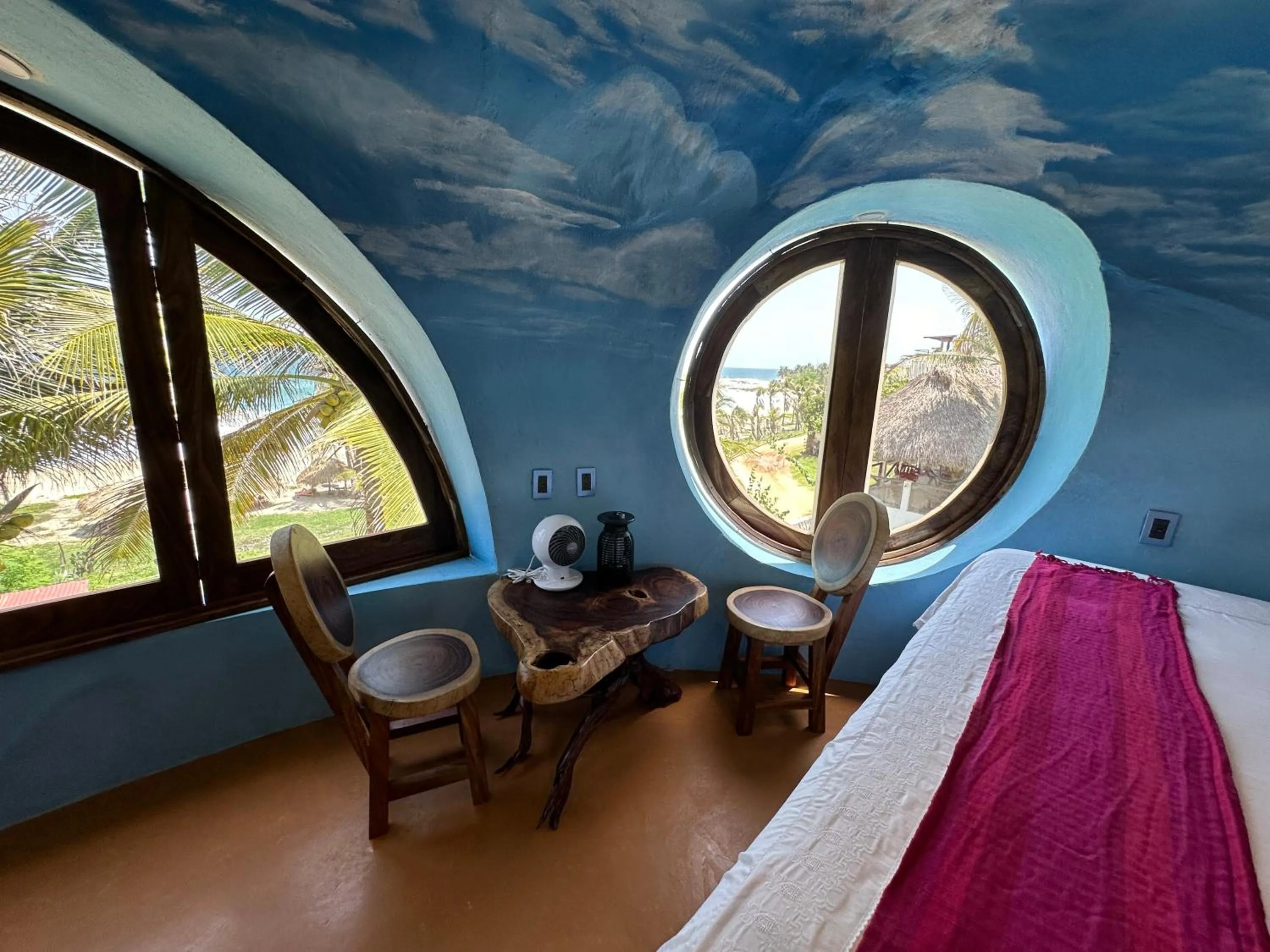 Bed in Beachfront Paradise Boutique Hotel