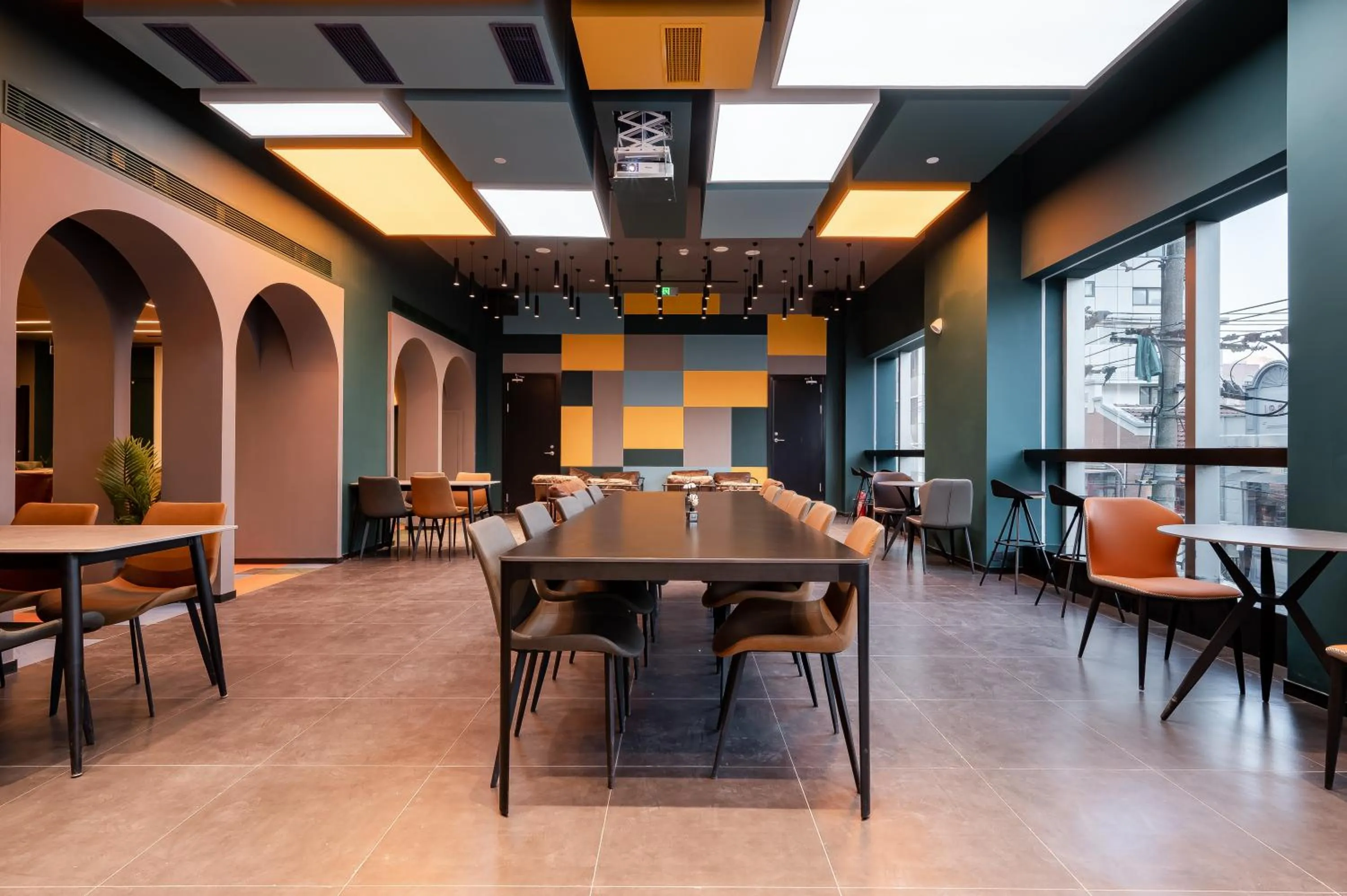 Living room in Dayin International Youth Hostel - East Nanjing Road & People's Square & The Bund Branch