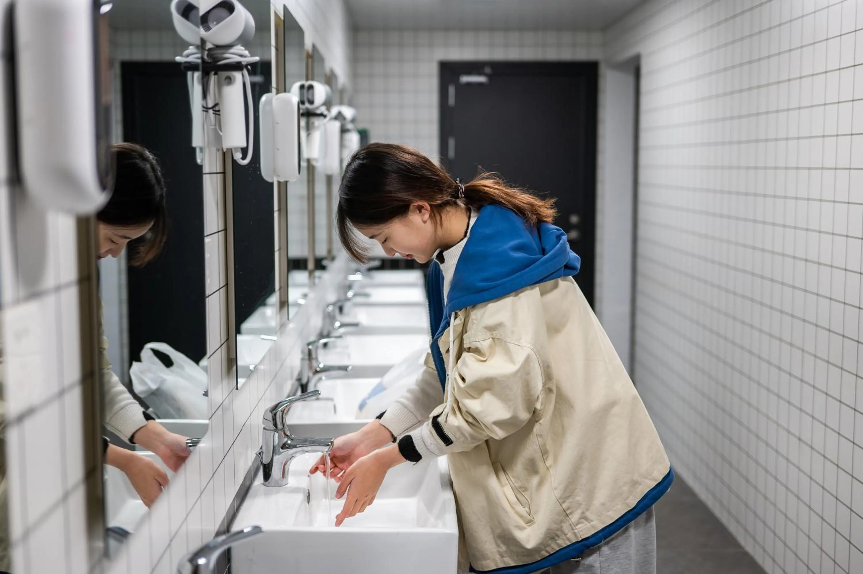 Bathroom in Dayin International Youth Hostel - East Nanjing Road & People's Square & The Bund Branch
