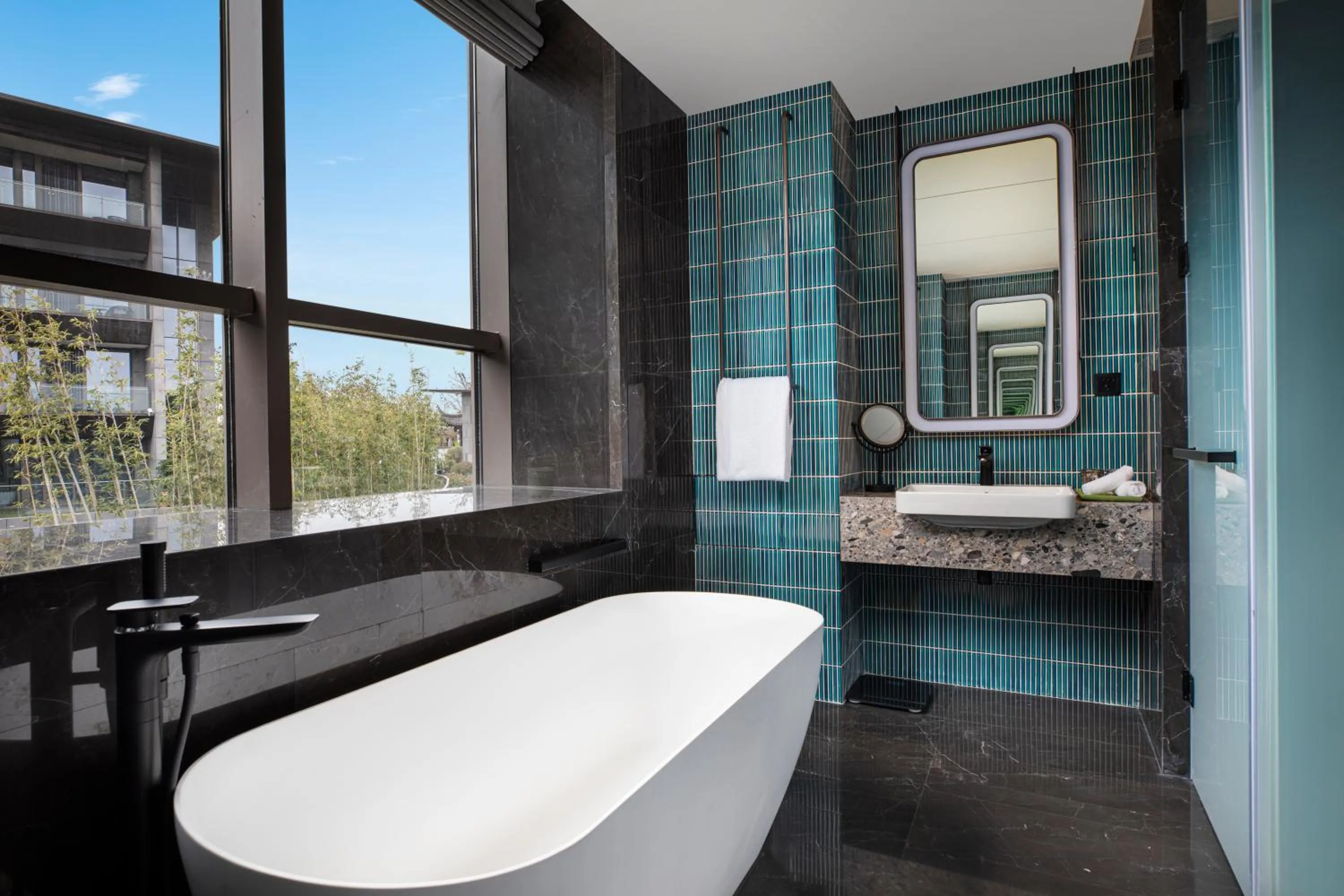 Toilet in Hotel Indigo Suzhou Yangcheng Lake by IHG