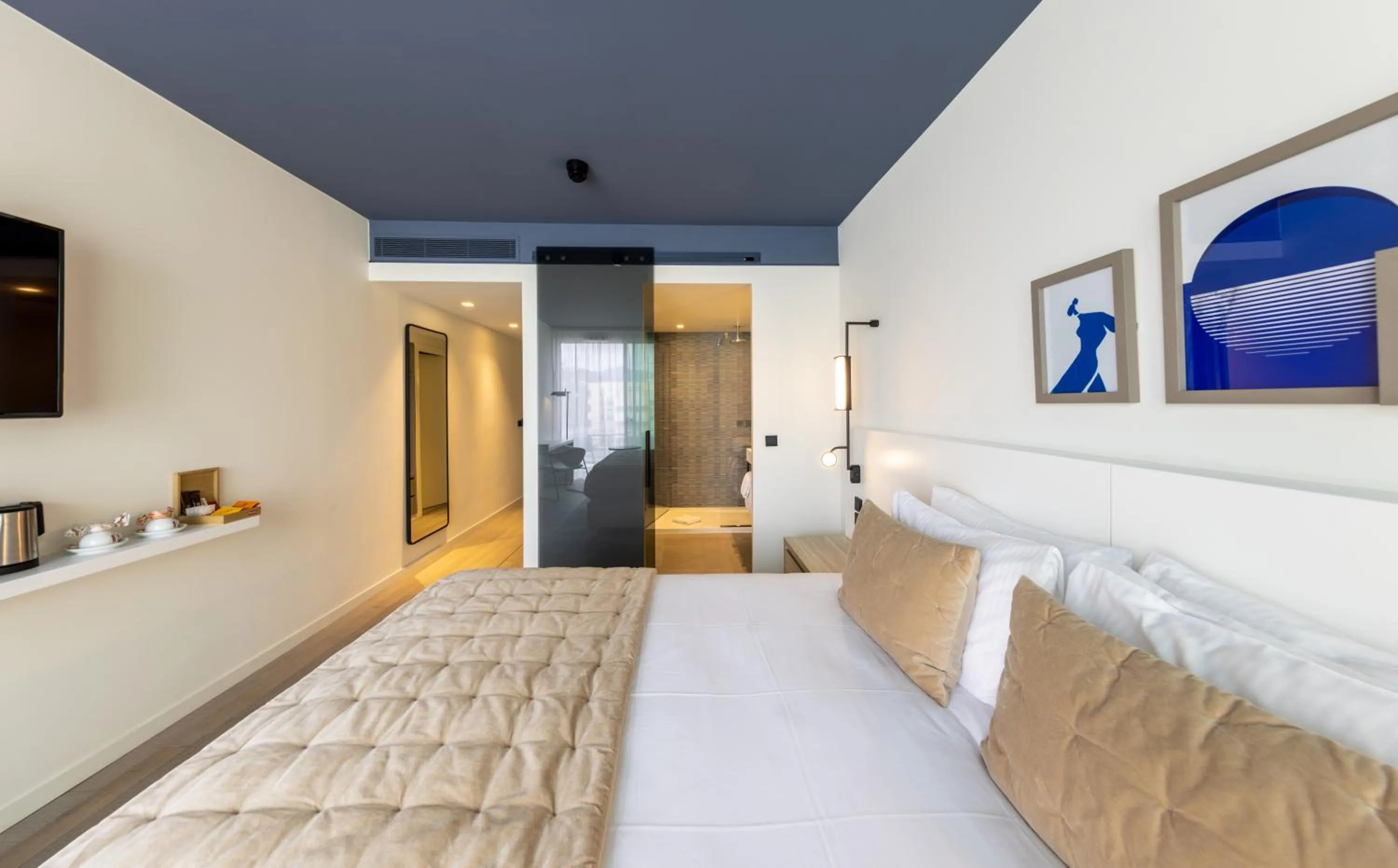 Bed in Hotel Indigo Cagnes-sur-Mer by IHG