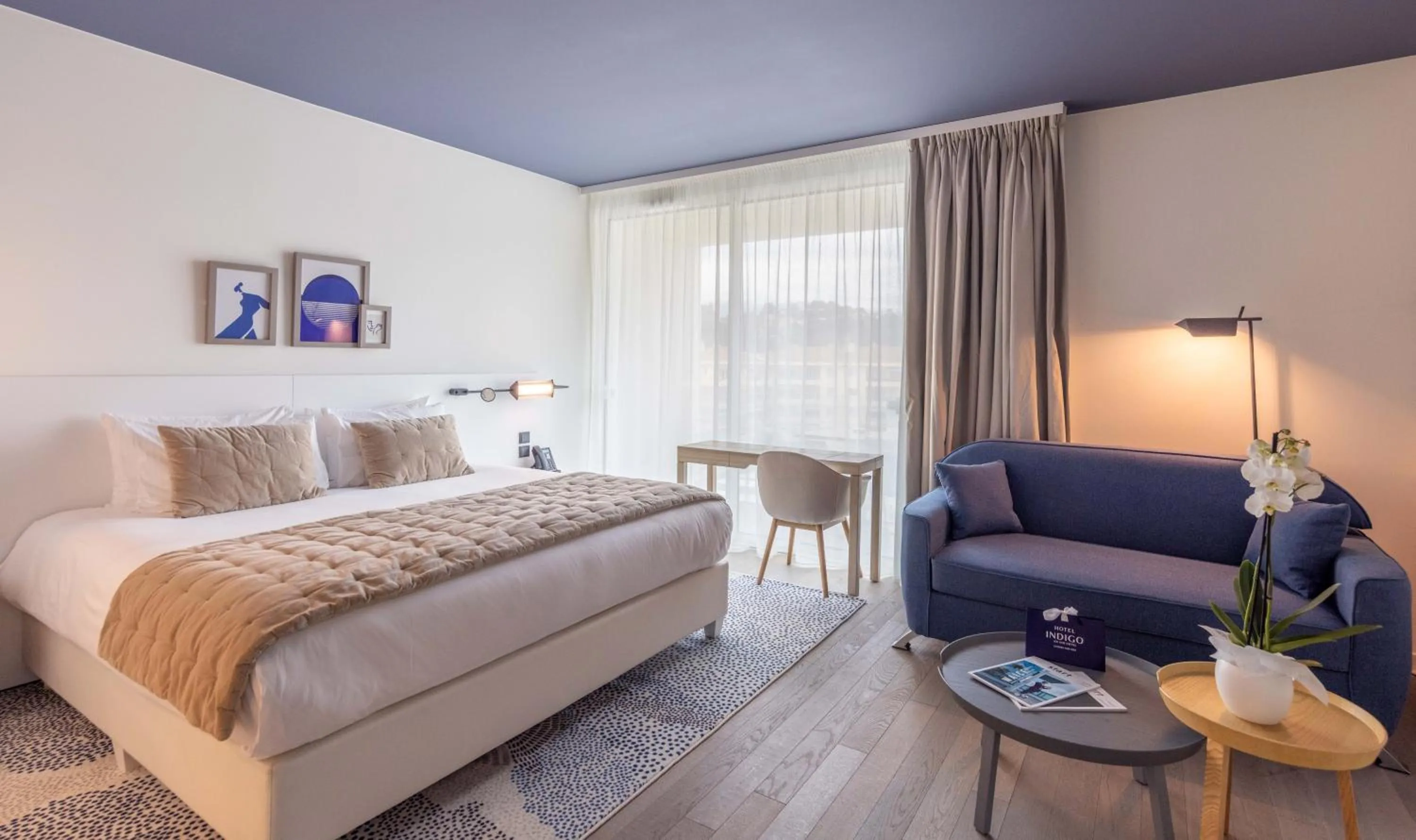 Bedroom, Bed in Hotel Indigo Cagnes-sur-Mer by IHG