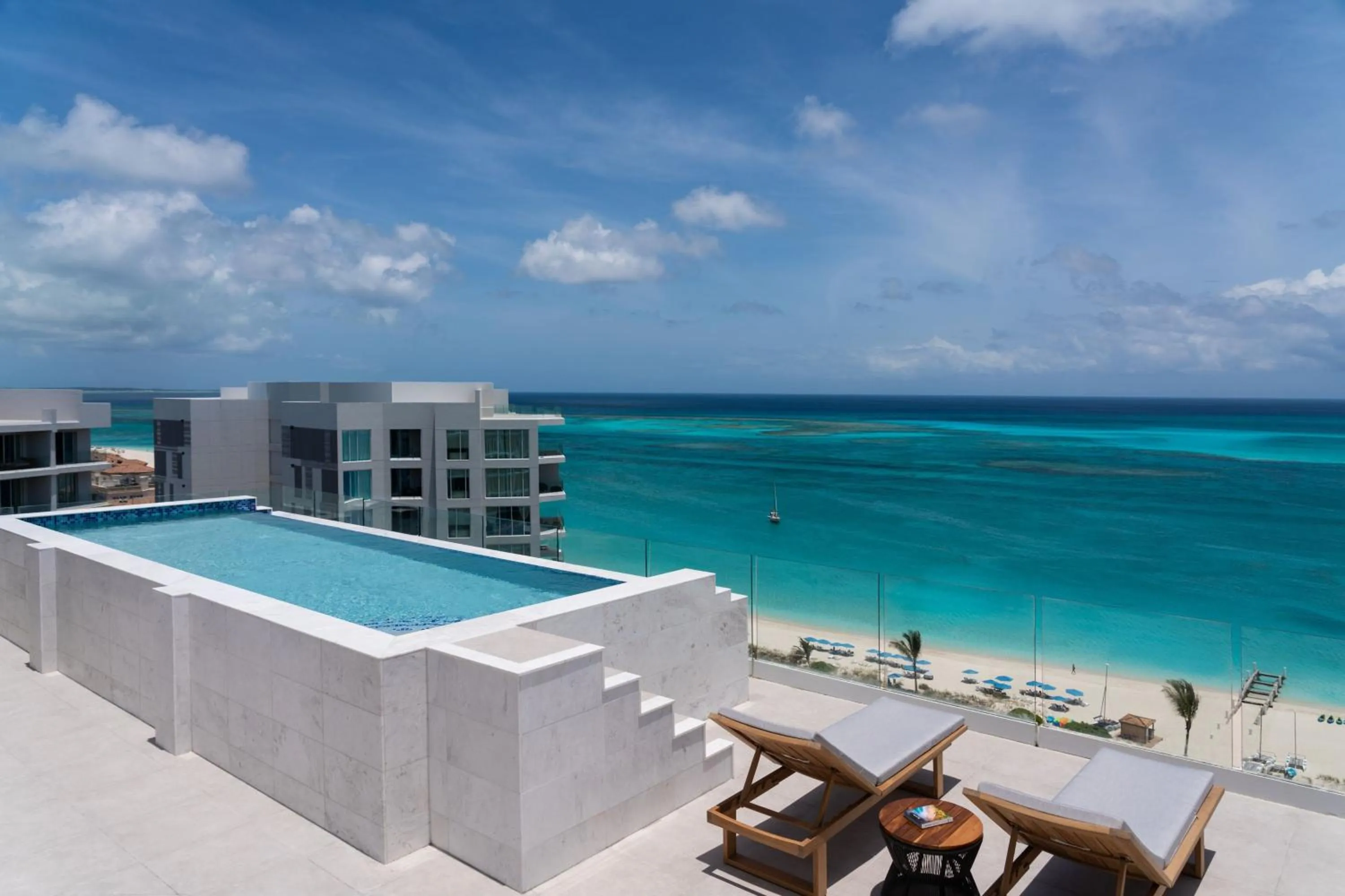 Swimming pool in The Ritz-Carlton Residences, Turks & Caicos