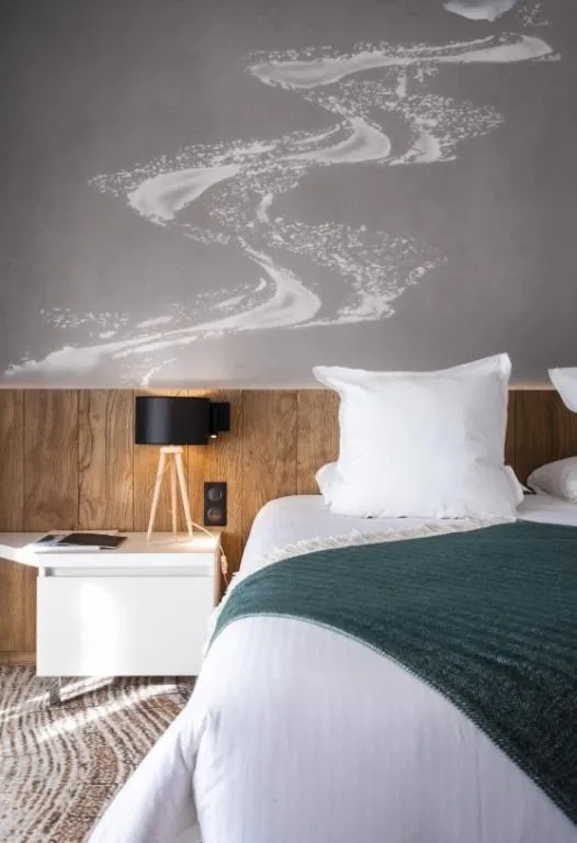 Bed in Hôtel VoulezVous by Les Etincelles