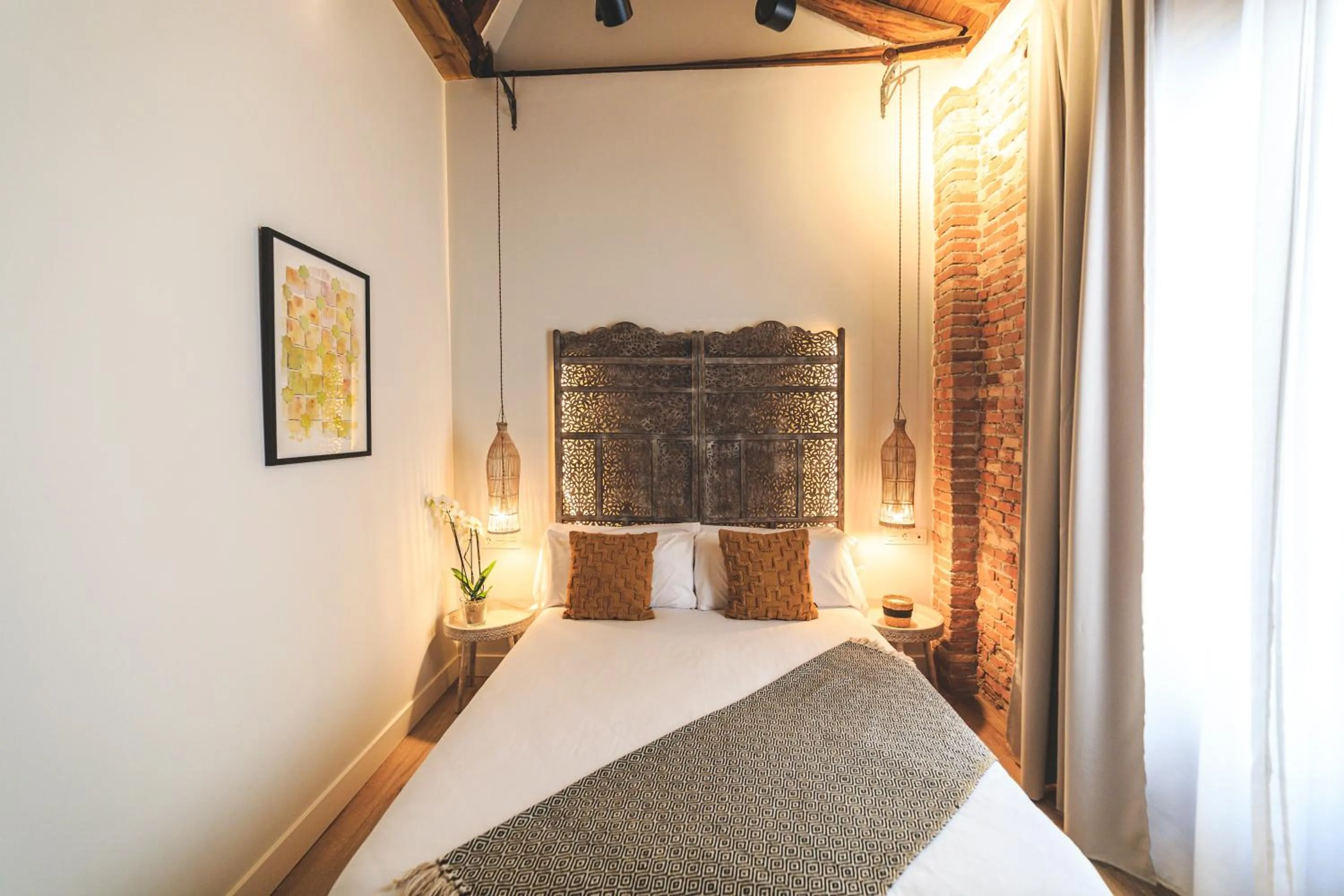 Bed in Hotel La Casa de Los Mosaicos by Maxi Hoteles