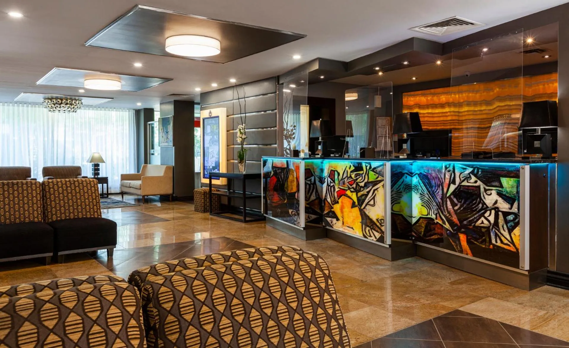 Lobby or reception in Le Nouvel Hotel