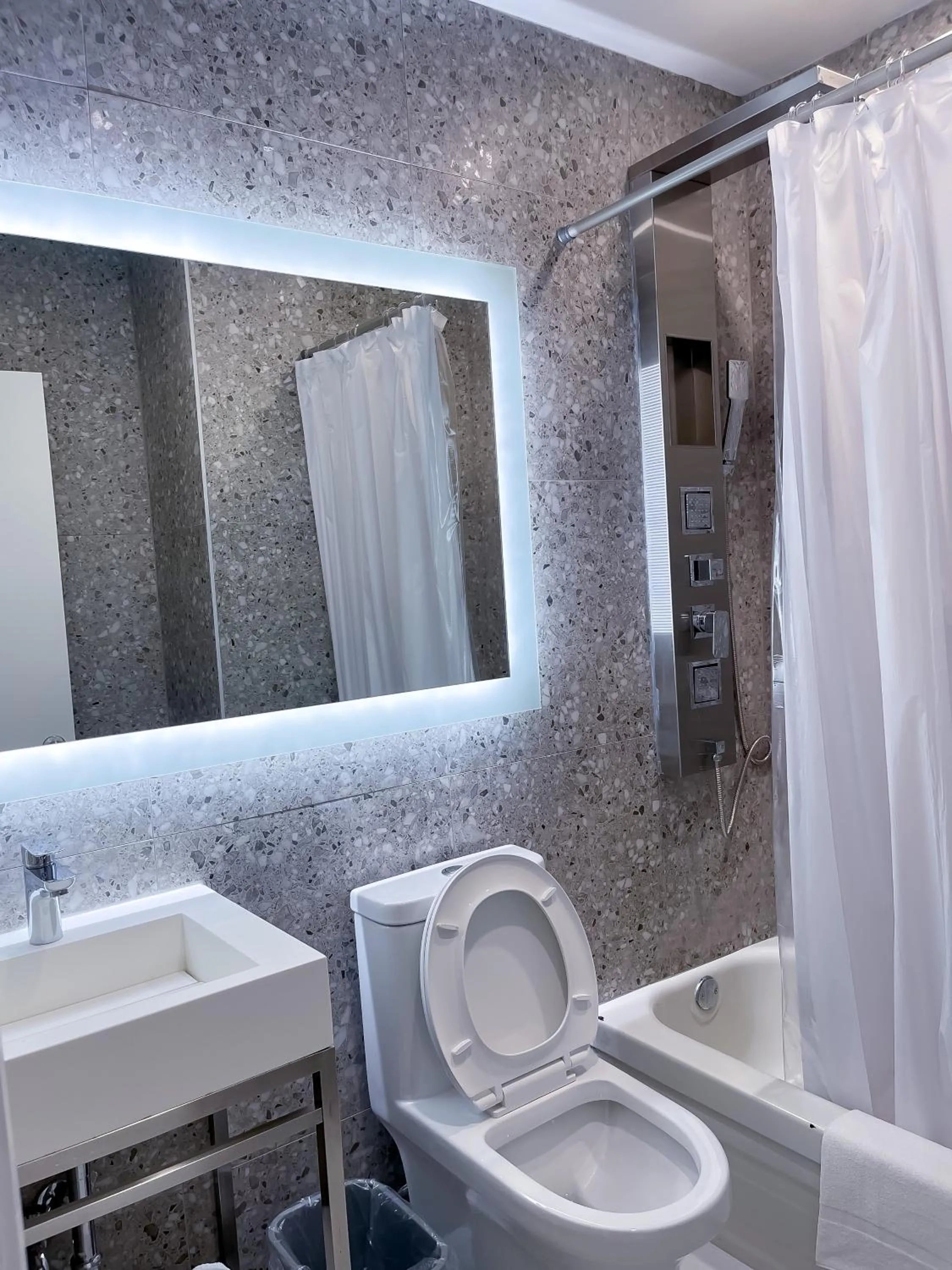 Shower in Hotel Saint-Andre