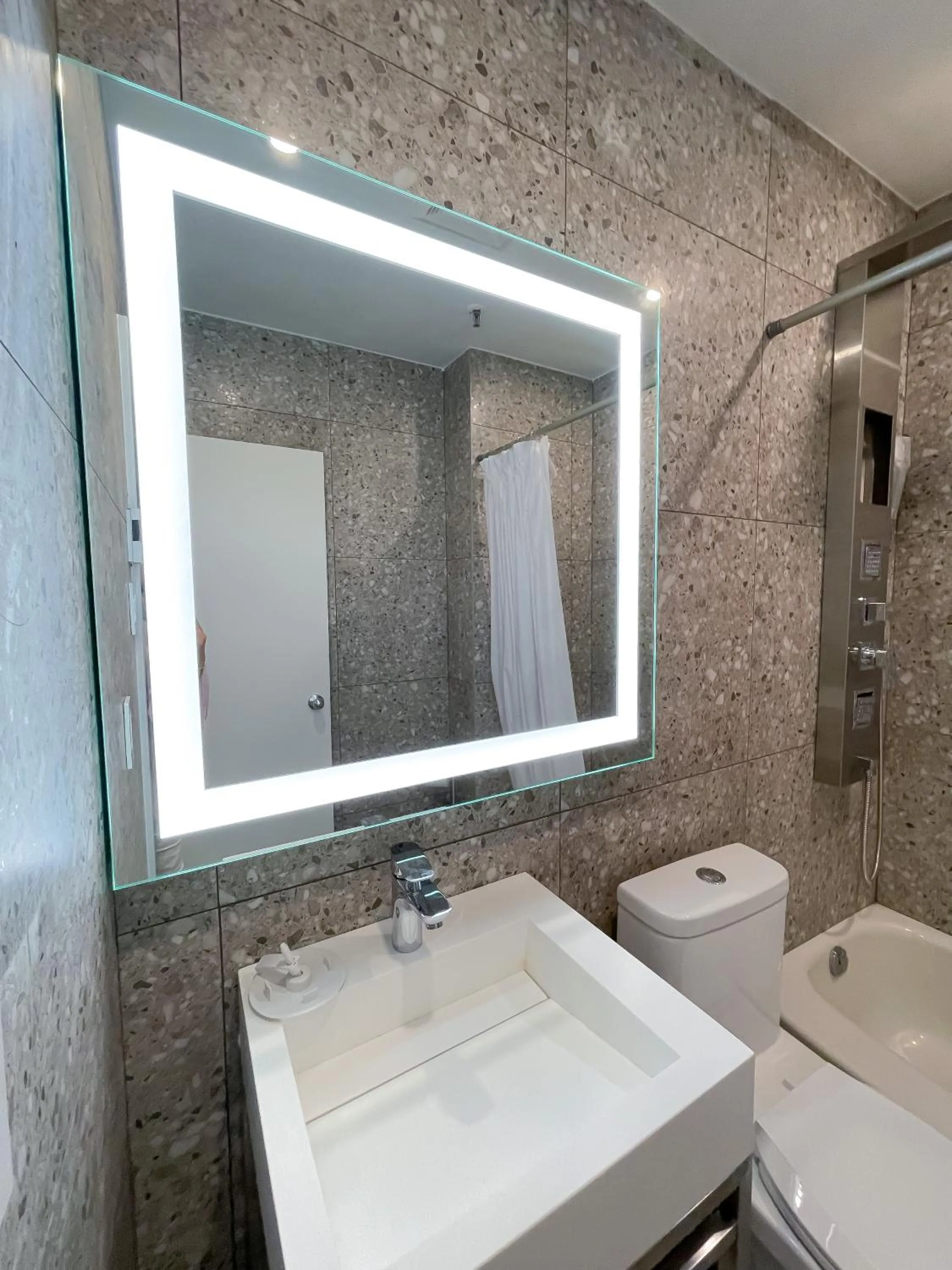 Shower in Hotel Saint-Andre