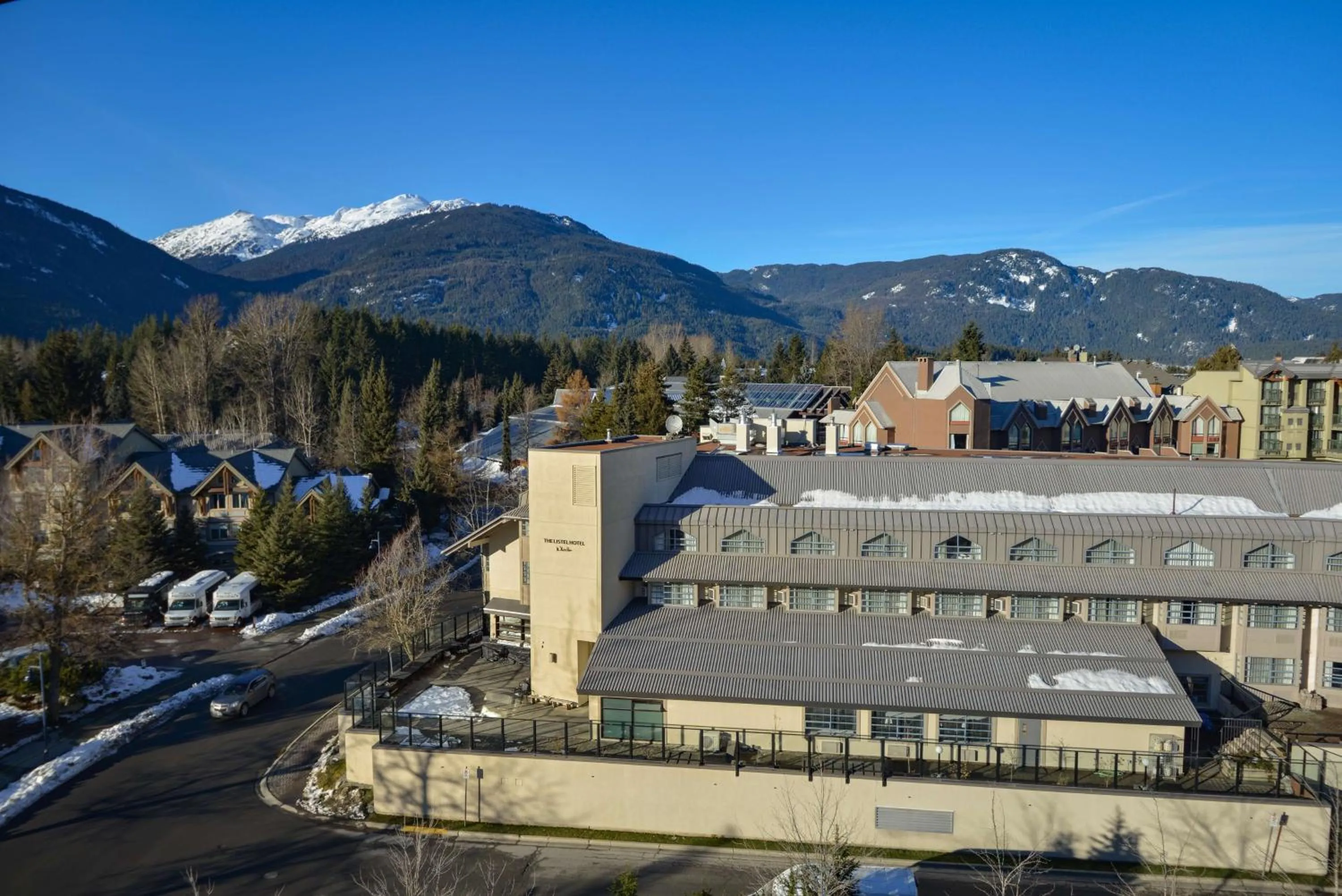 Property building in Listel Whistler, a Coast Hotel