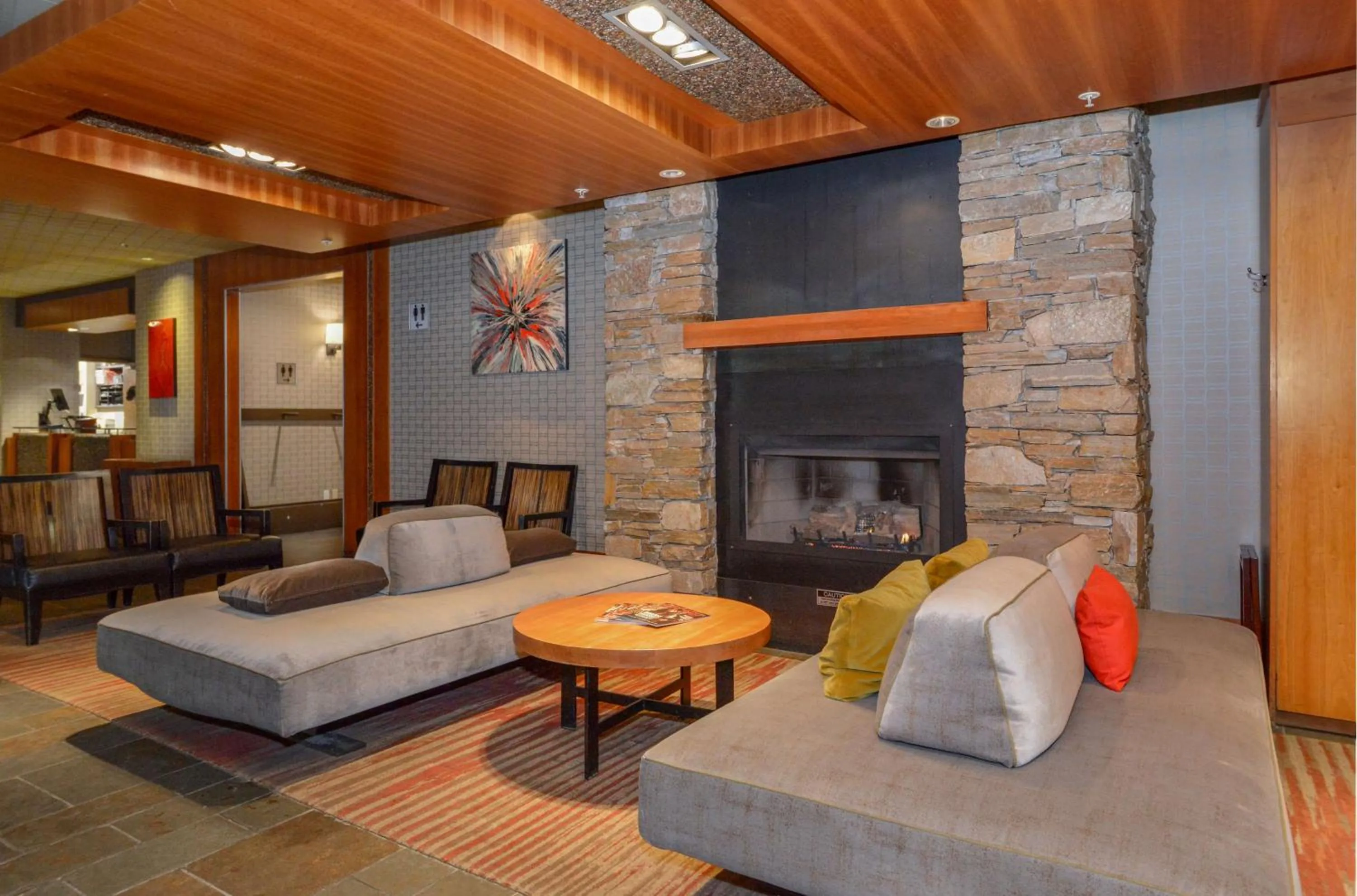 Lobby or reception in Listel Whistler, a Coast Hotel