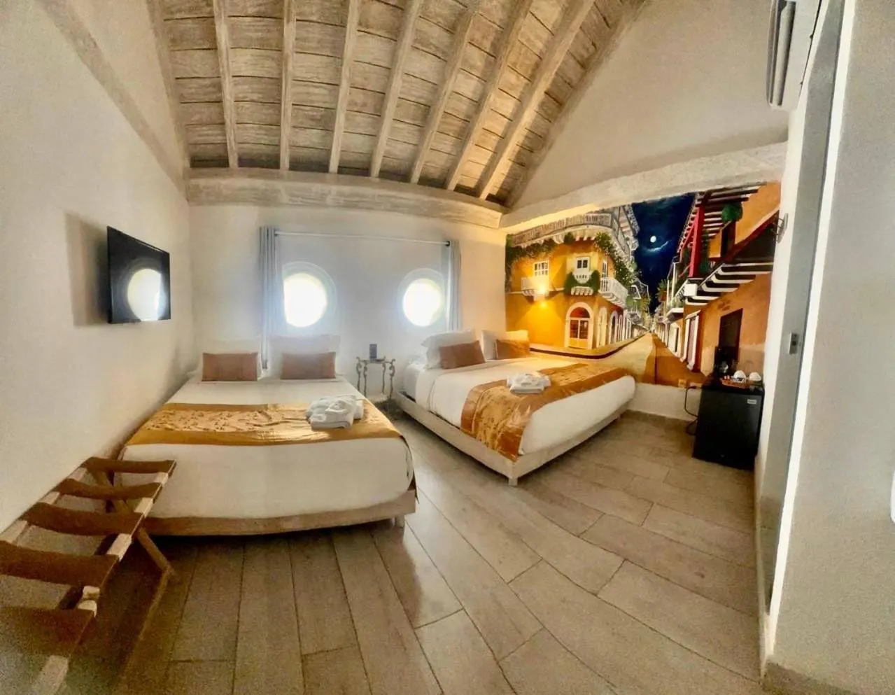 Decorative detail, Bed in Hotel Boutique Callecitas de San Diego