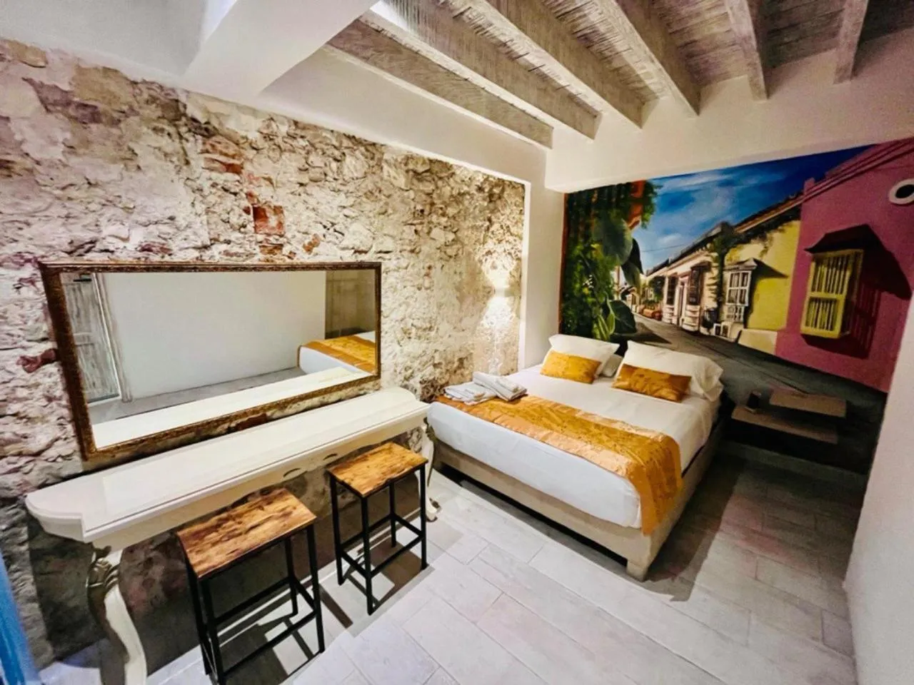 Bed in Hotel Boutique Callecitas de San Diego