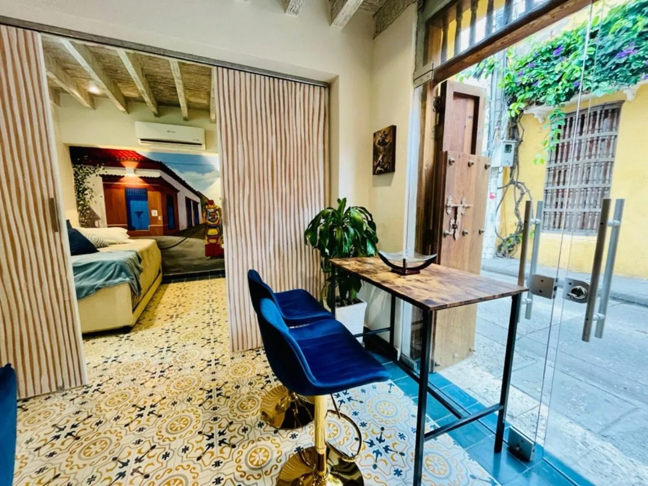 Seating area in Hotel Boutique Callecitas de San Diego