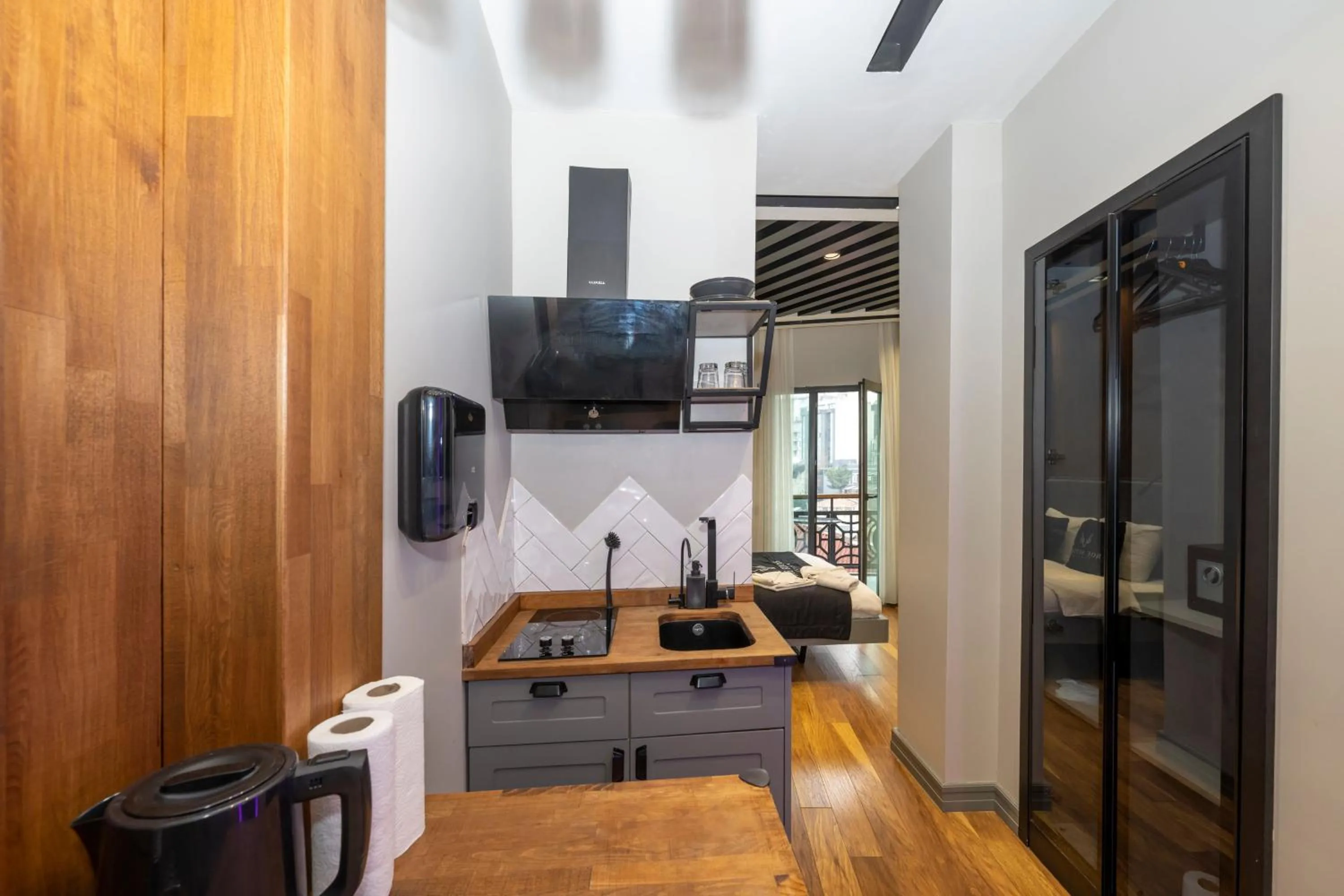 Kitchen or kitchenette in Roe Suite Hotel - TAKSIM
