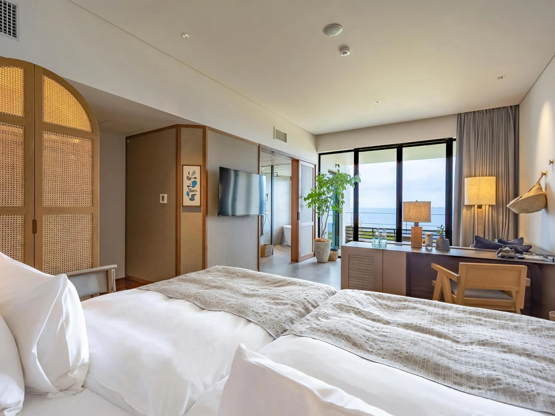 View (from property/room), Bed in One Suite THE GRAND