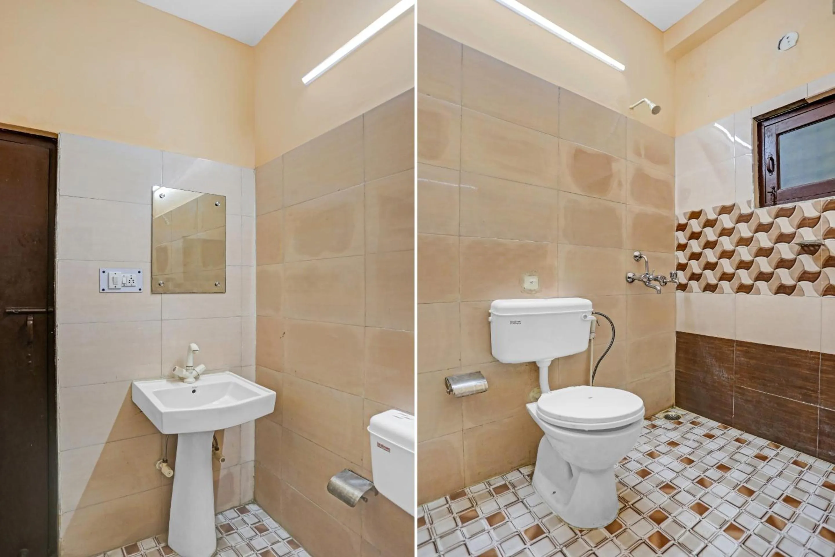 Bathroom in Hotel O Prince Residency