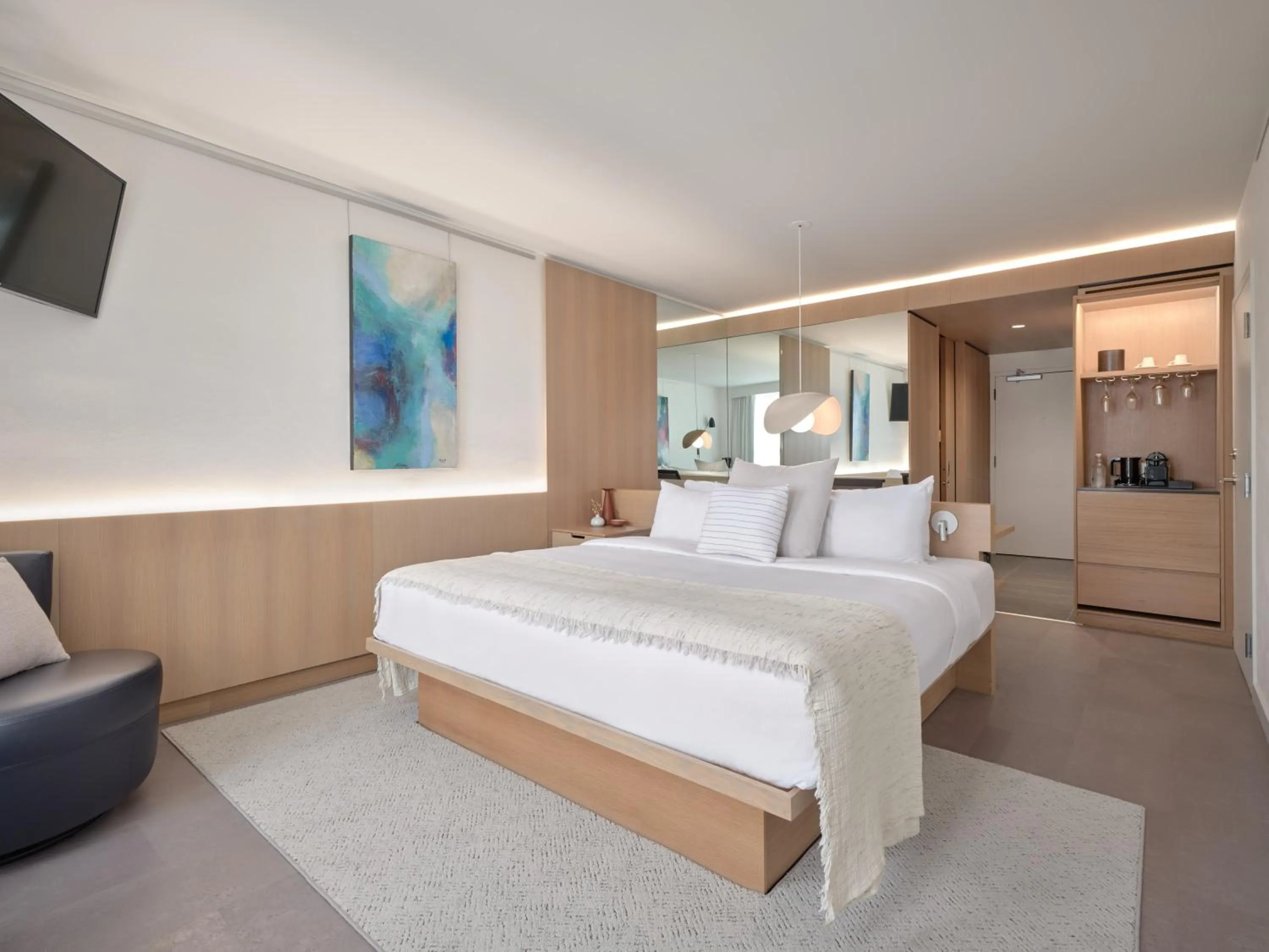 Bed in Hôtel de l'ITHQ