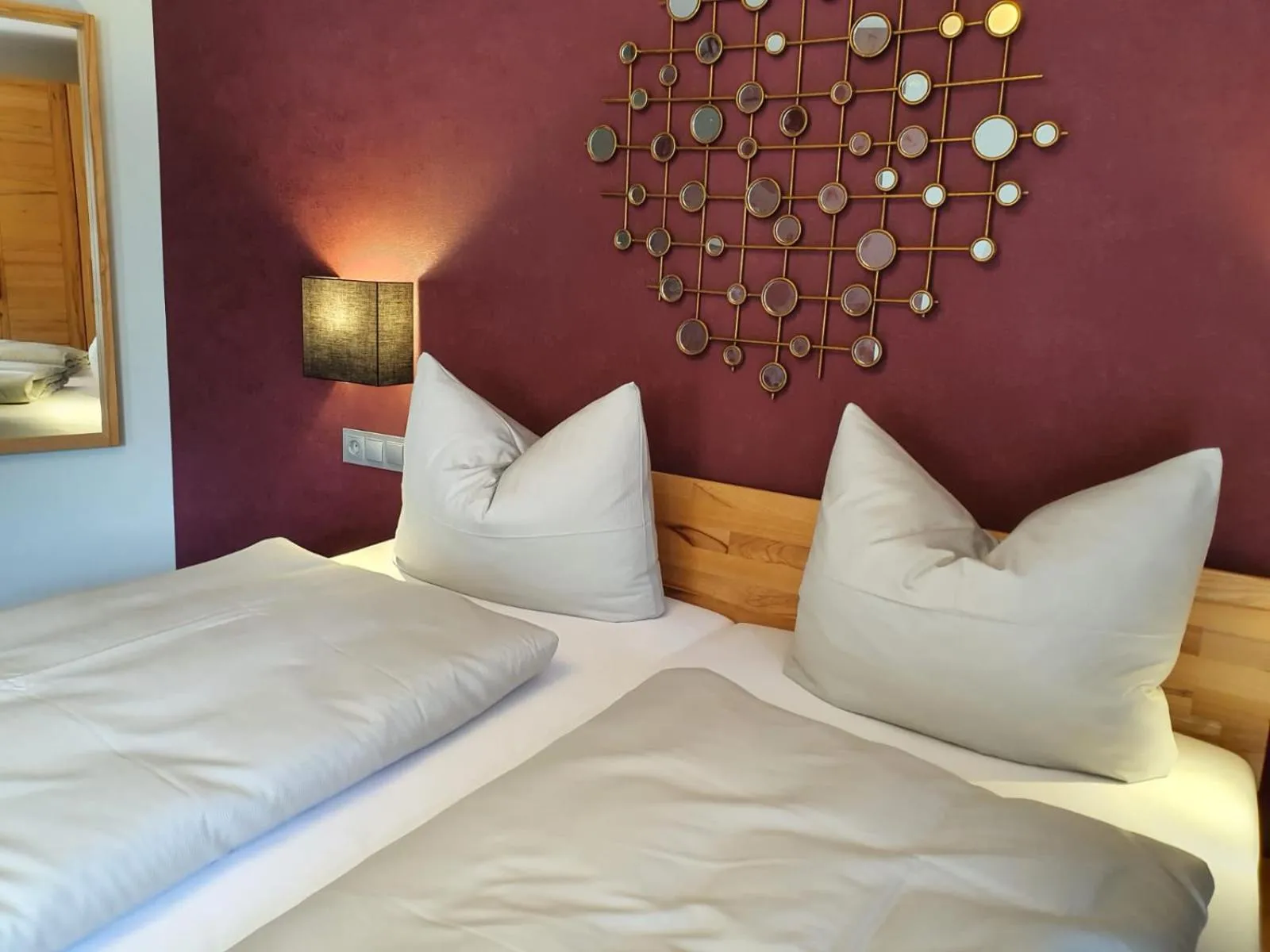 Bed in Hotel Landlust St. Martin