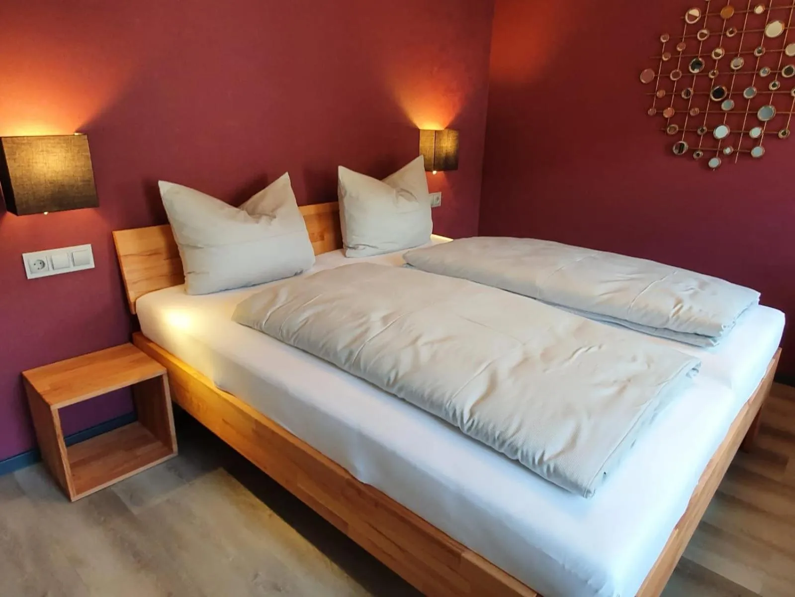 Bed in Hotel Landlust St. Martin