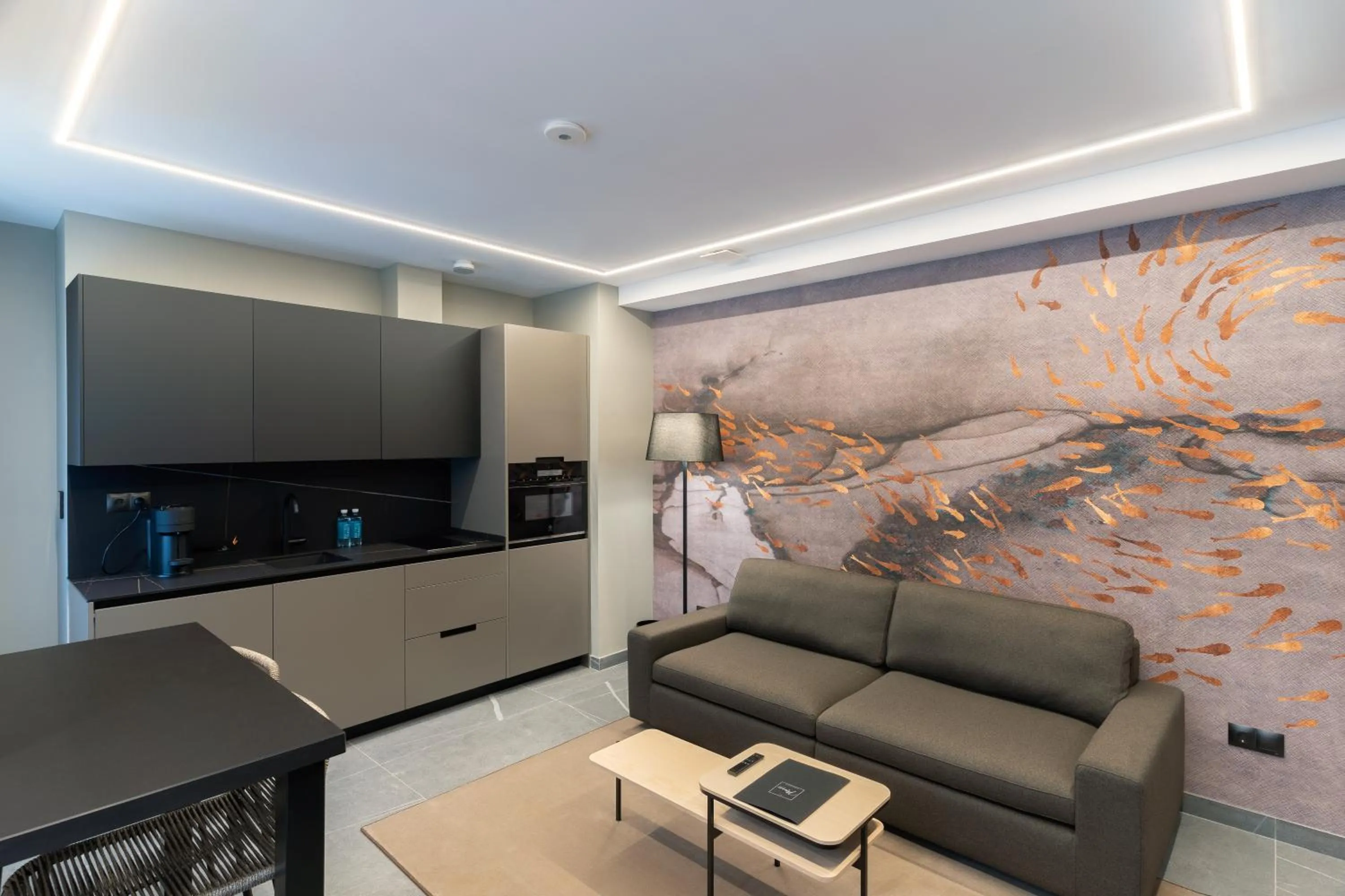 Communal lounge/ TV room in Mauro Suites