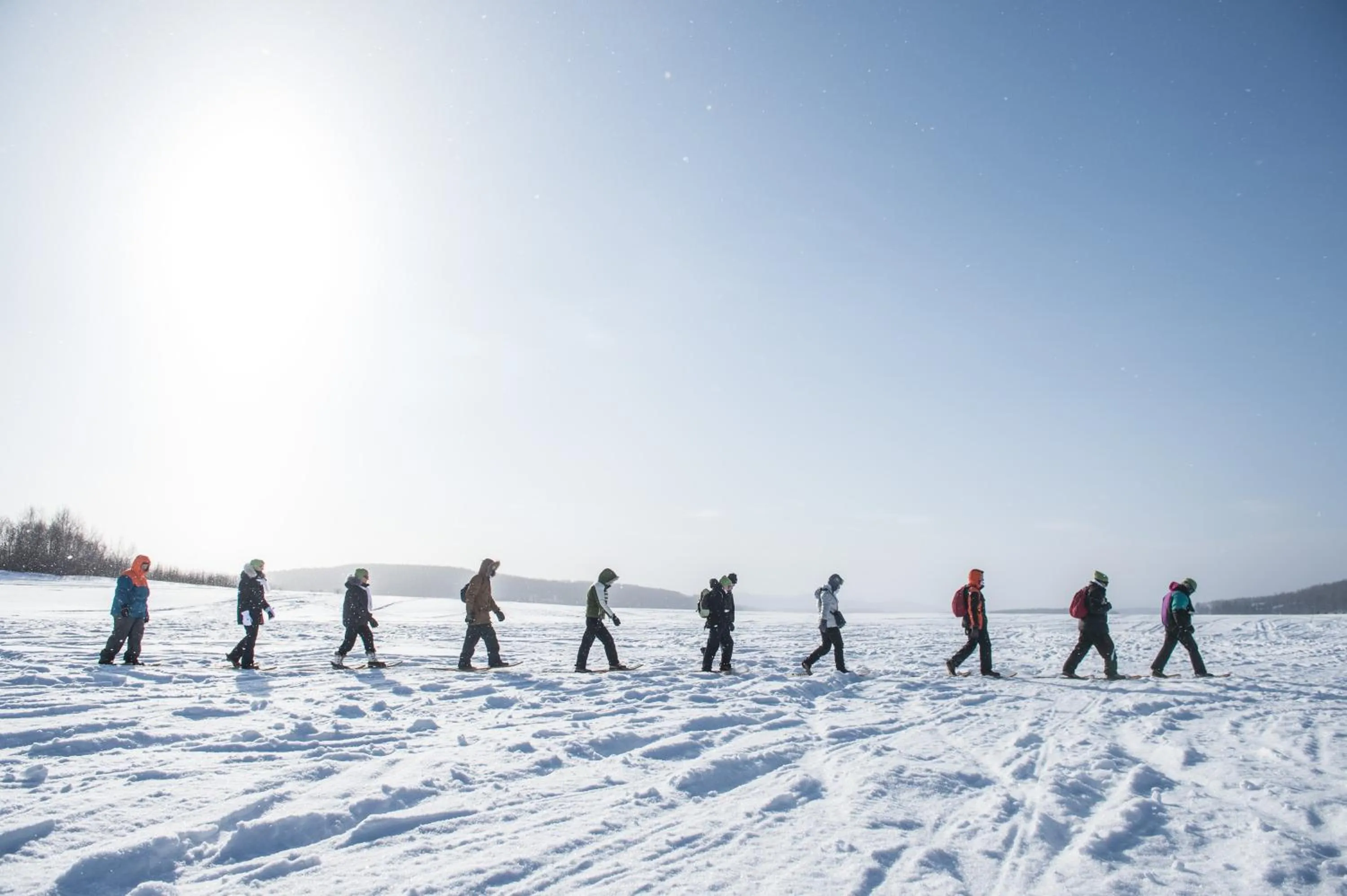 Winter in Auberge du Lac Taureau et Condos