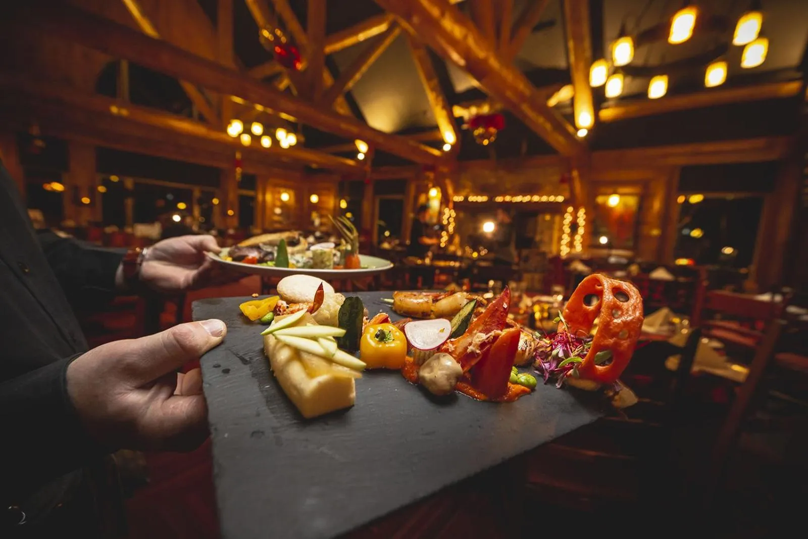 Food and drinks in Auberge du Lac Taureau et Condos