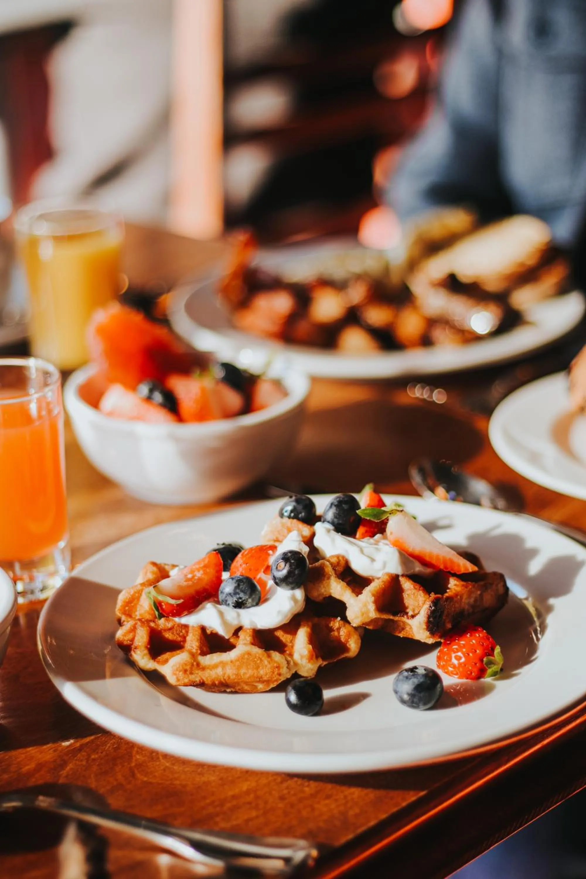 Breakfast in Auberge du Lac Taureau et Condos